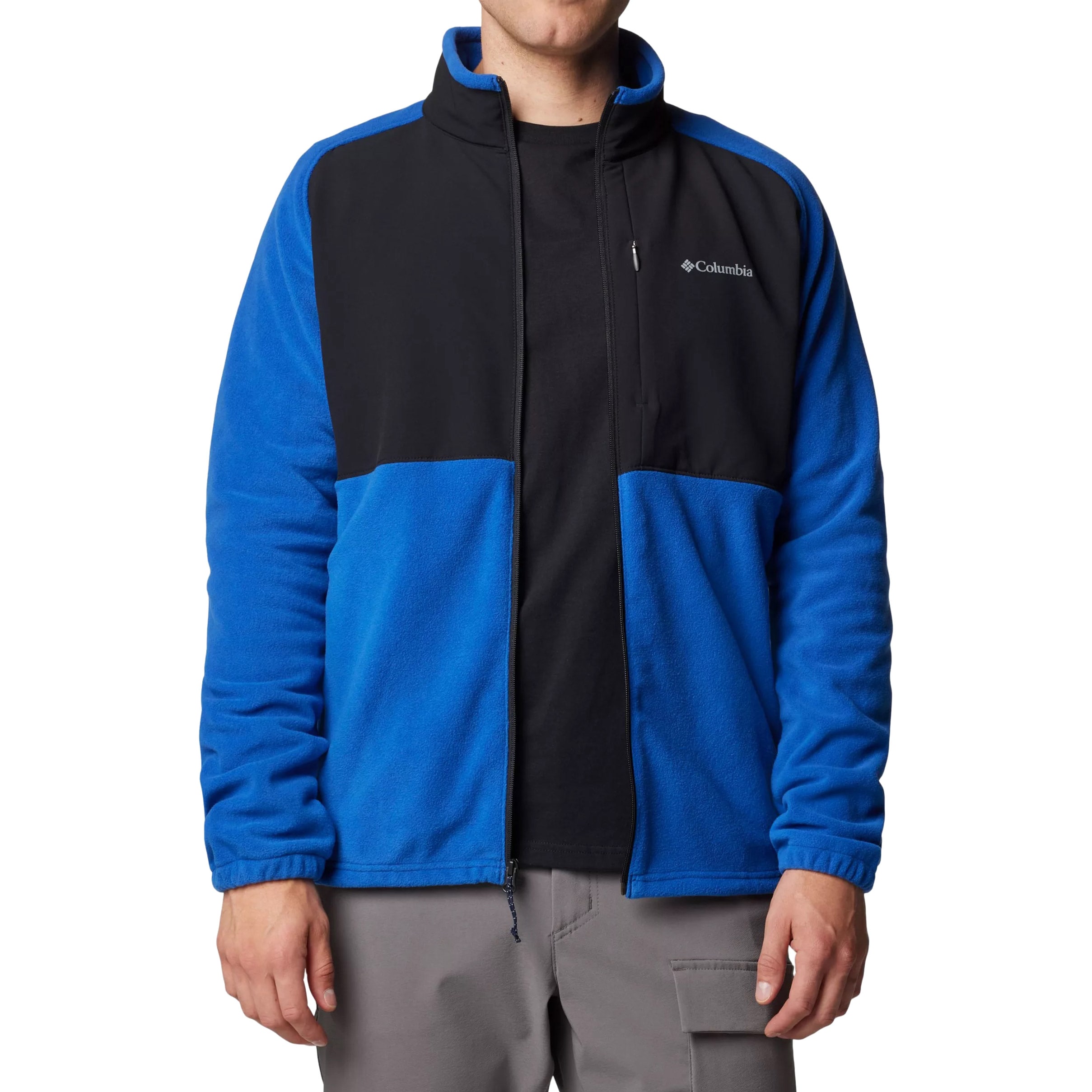 Columbia Sage Peak Fleece polár pulóver - Mountain Blue/Black