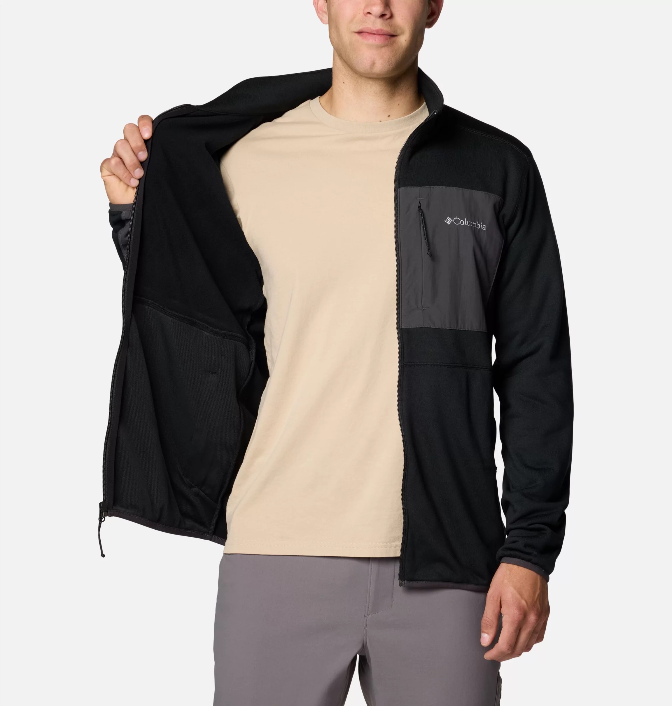 Columbia Hike II Technical Fleece polár pulóver - Black
