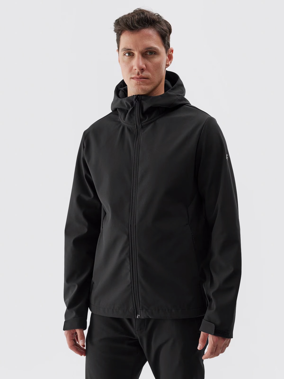 4F Softshell M283 kabát - Fekete