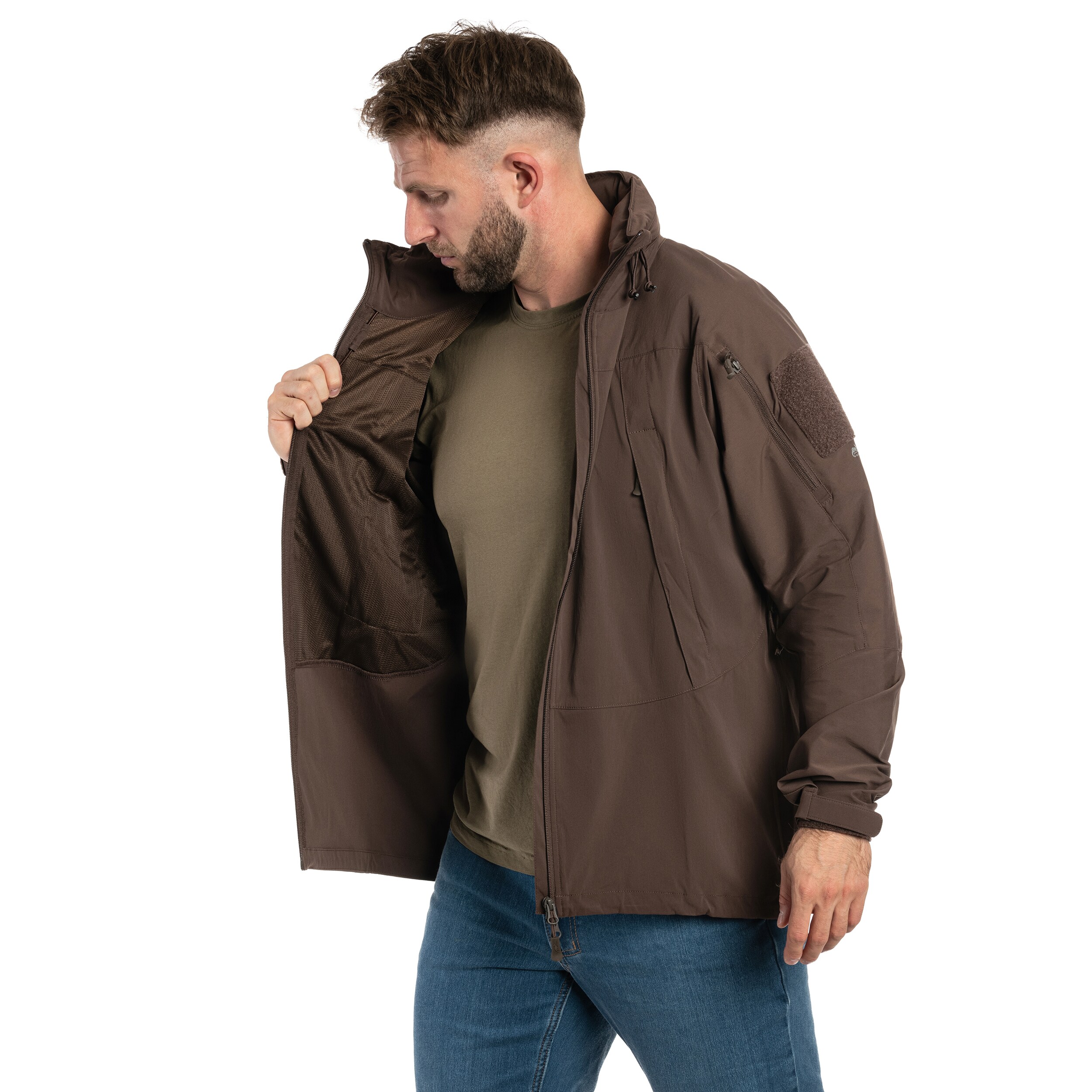 Helikon-Tex Trooper StormStretch Softshell MK2 kabát - Earth Brown