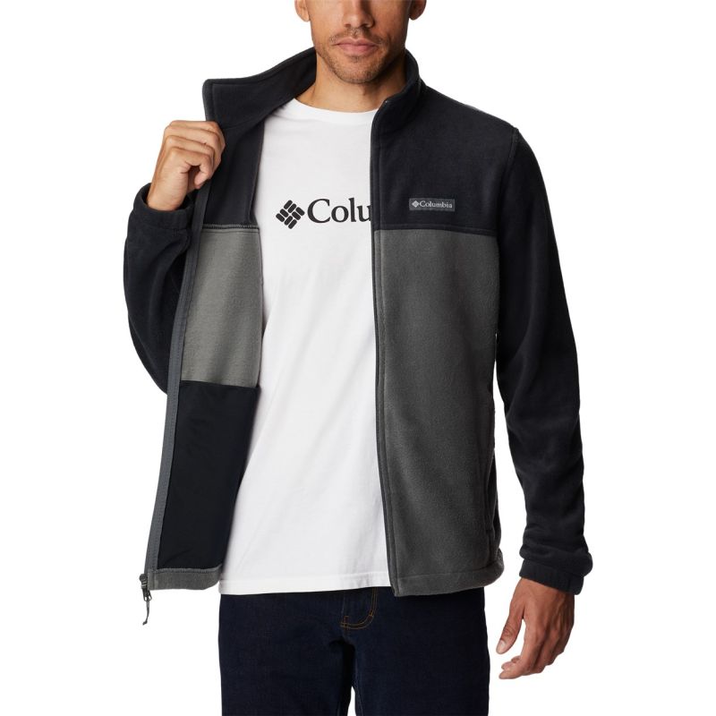 Columbia Steens Mountain polár pulóver - Black / Grill