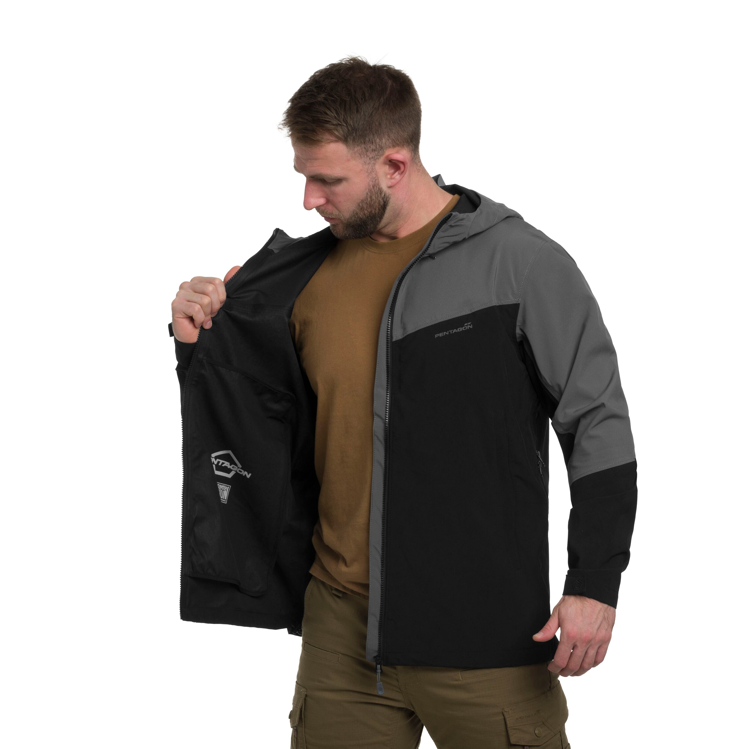Pentagon Monlite kabát - Grey/Black