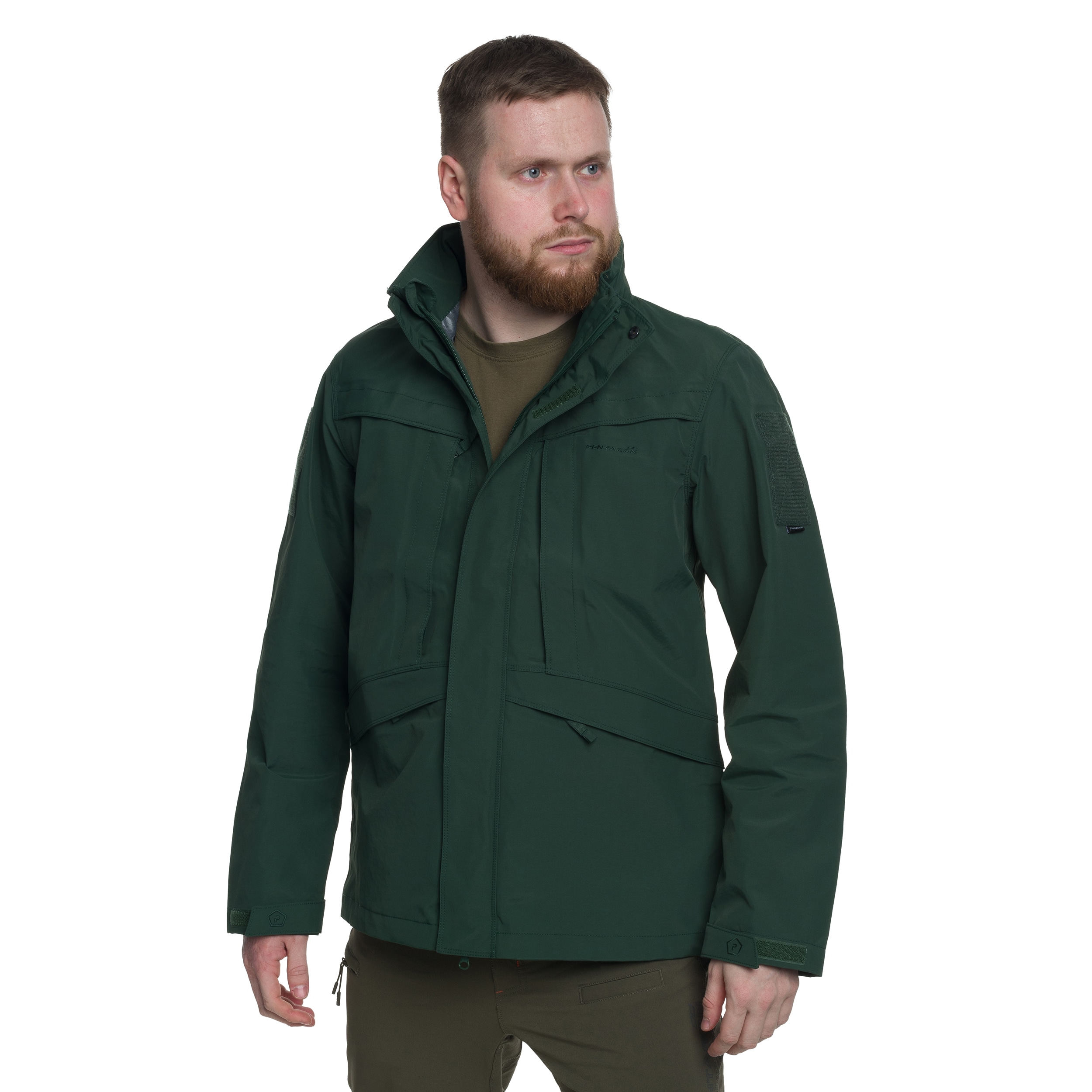 Pentagon Hurricane kabát - Forest Night Green