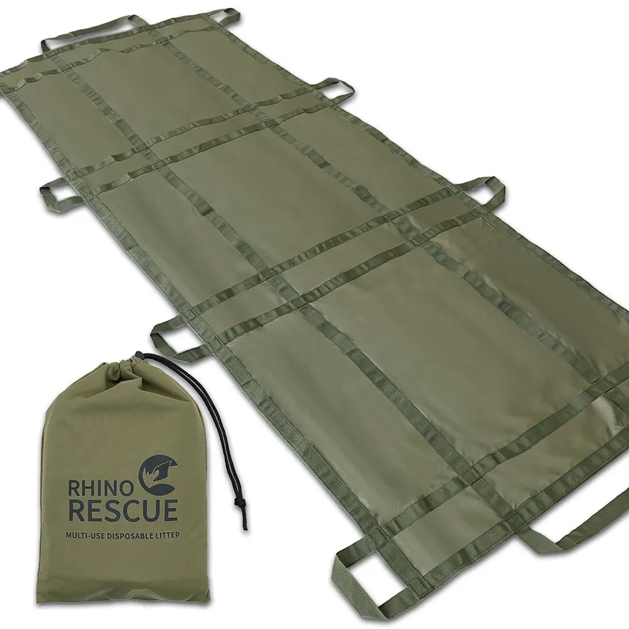 Rhino Rescue Multi-Use Disposable Litter Sling mentőhordágy - Olive