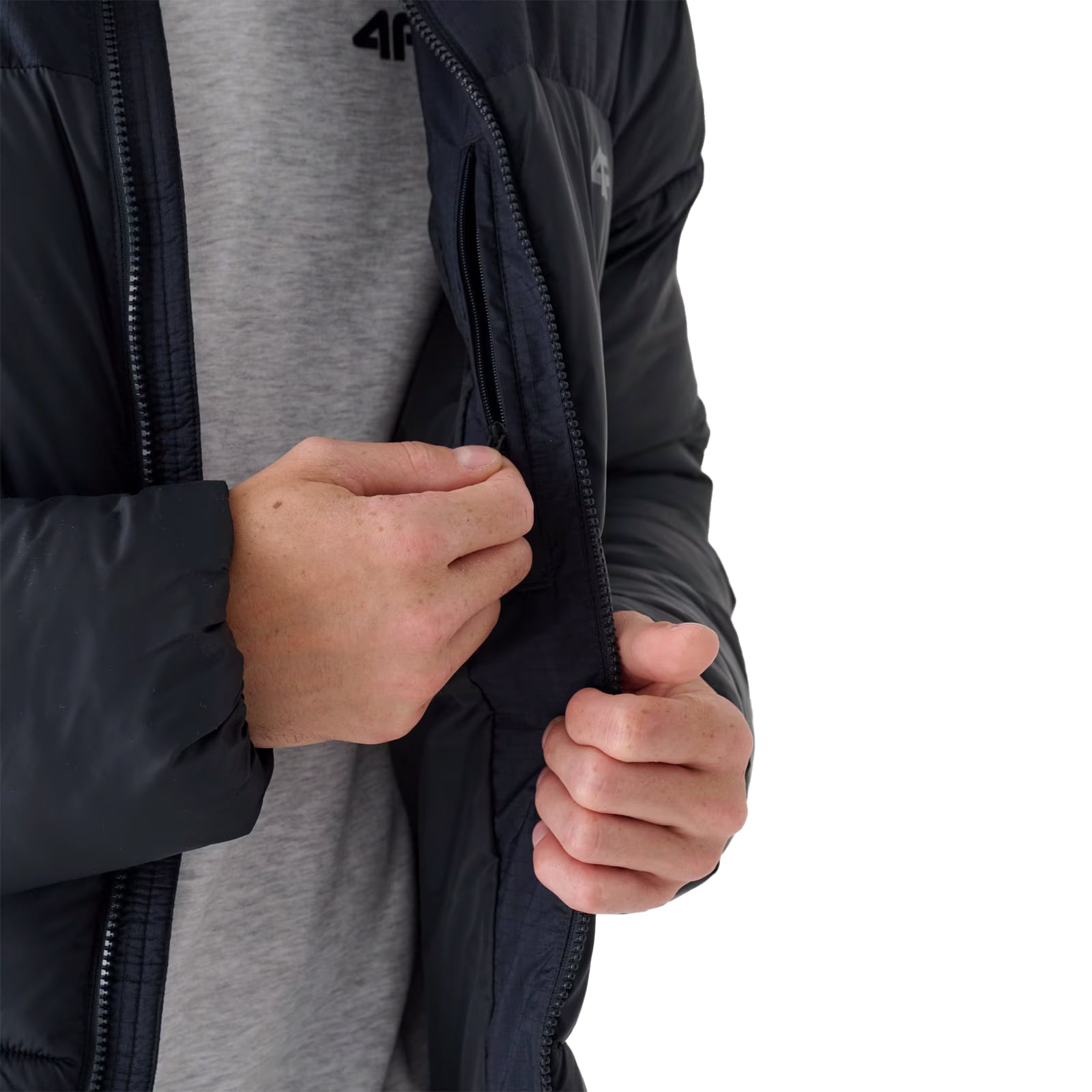 4F M485 kabát - Fekete