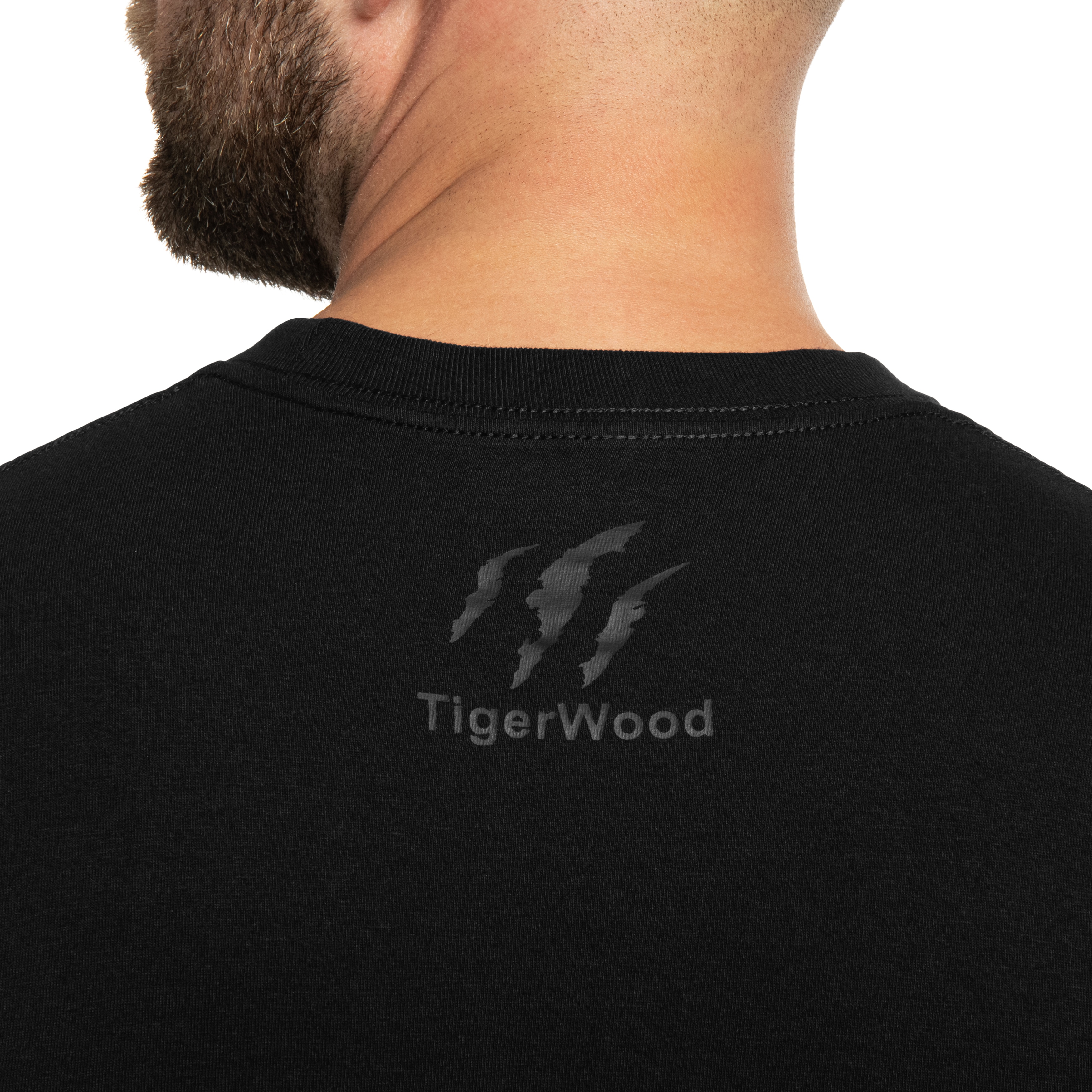 TigerWood Black Punisher T-shirt póló - Black