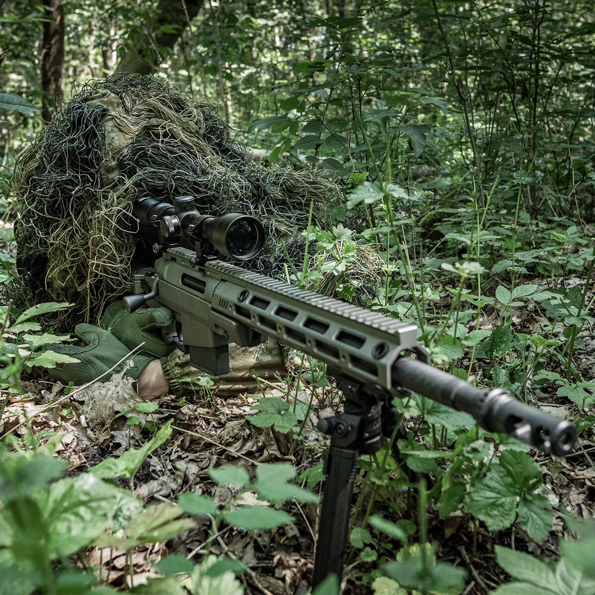 MFH Ghilie Camo Parka álcaruha - Woodland