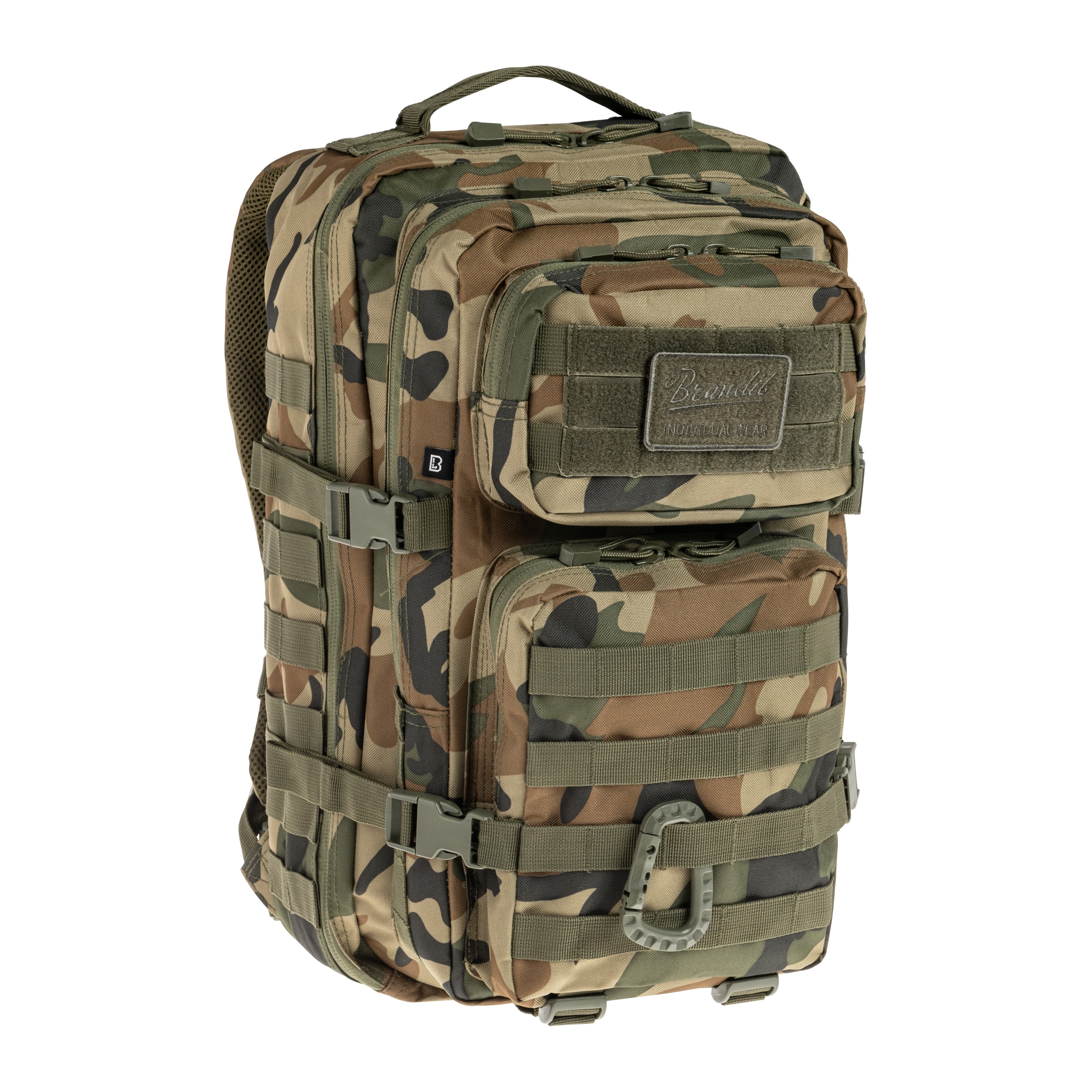 Brandit Assault Pack Large hátizsák 40 l - Woodland