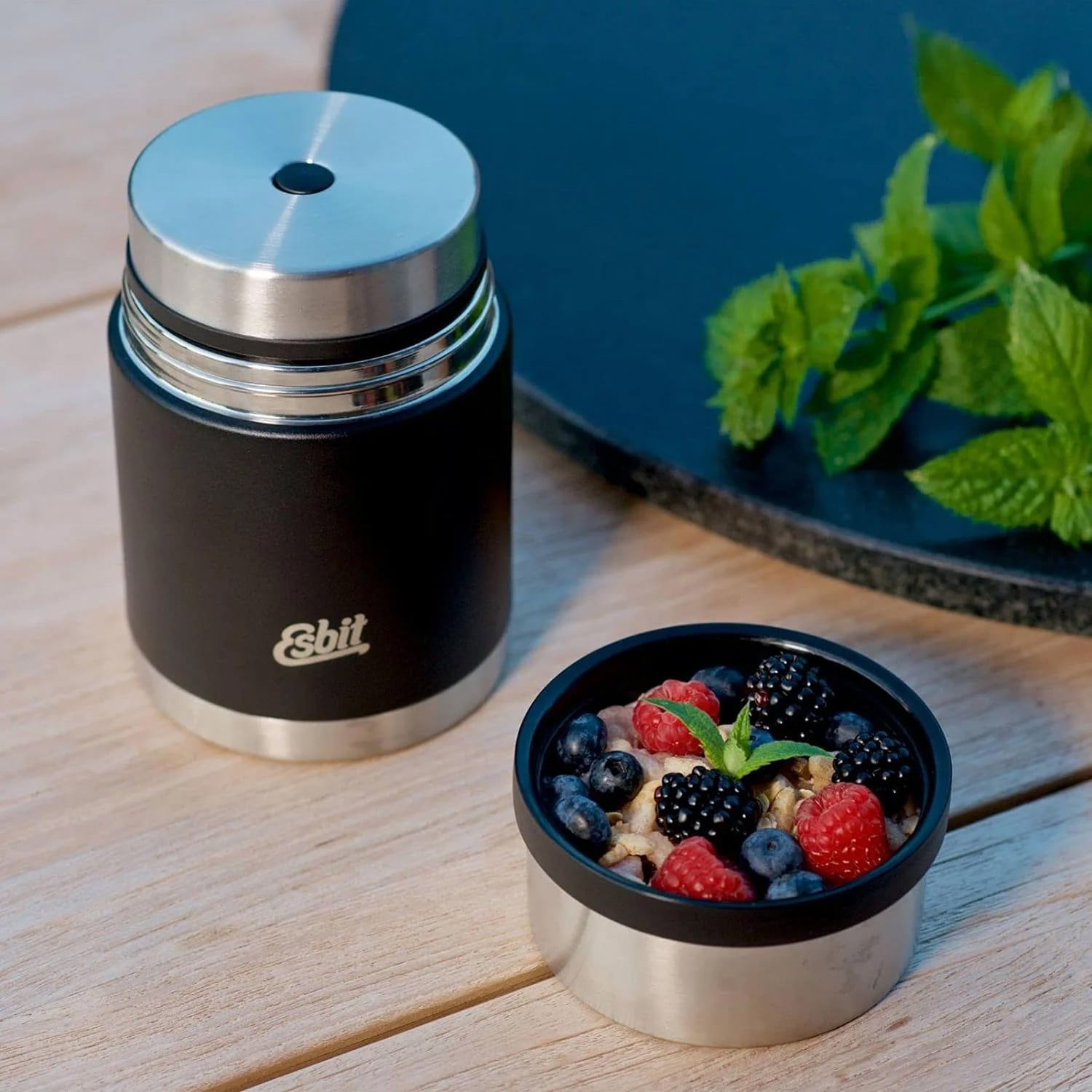 Esbit Sculptor Food Jug ebéd termosz 500 ml - Black