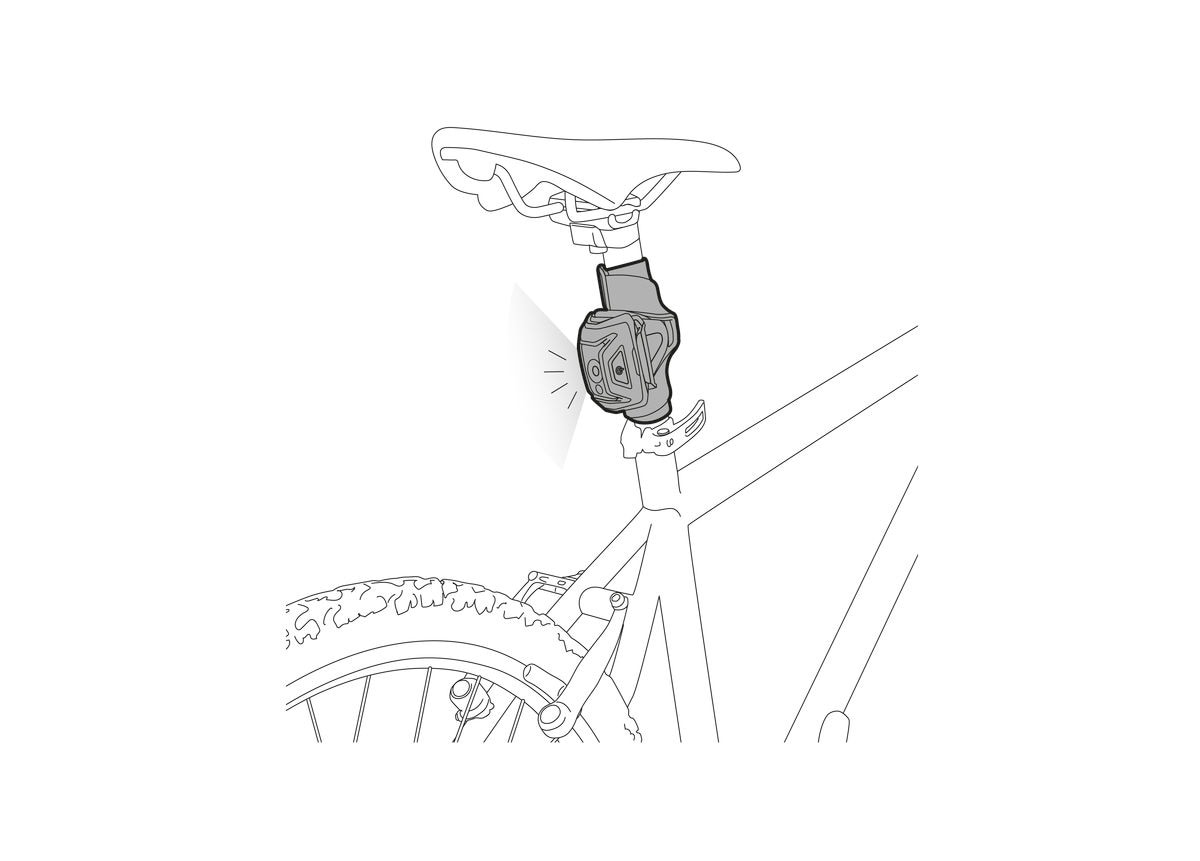 Petzl Bike Adapt 2 kerékpár rögzítő - Black