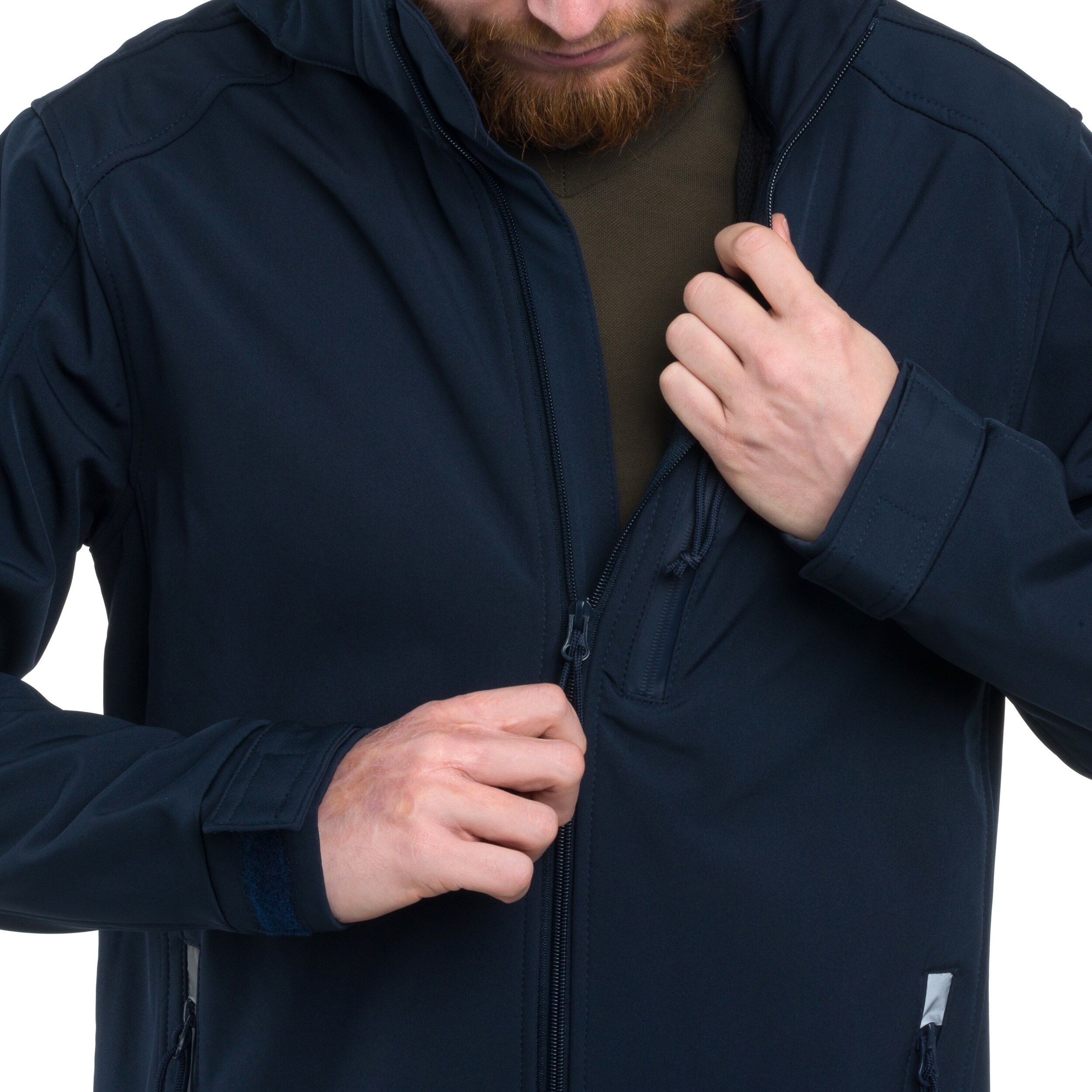 Brandit Softshell Hurricane kabát - Navy