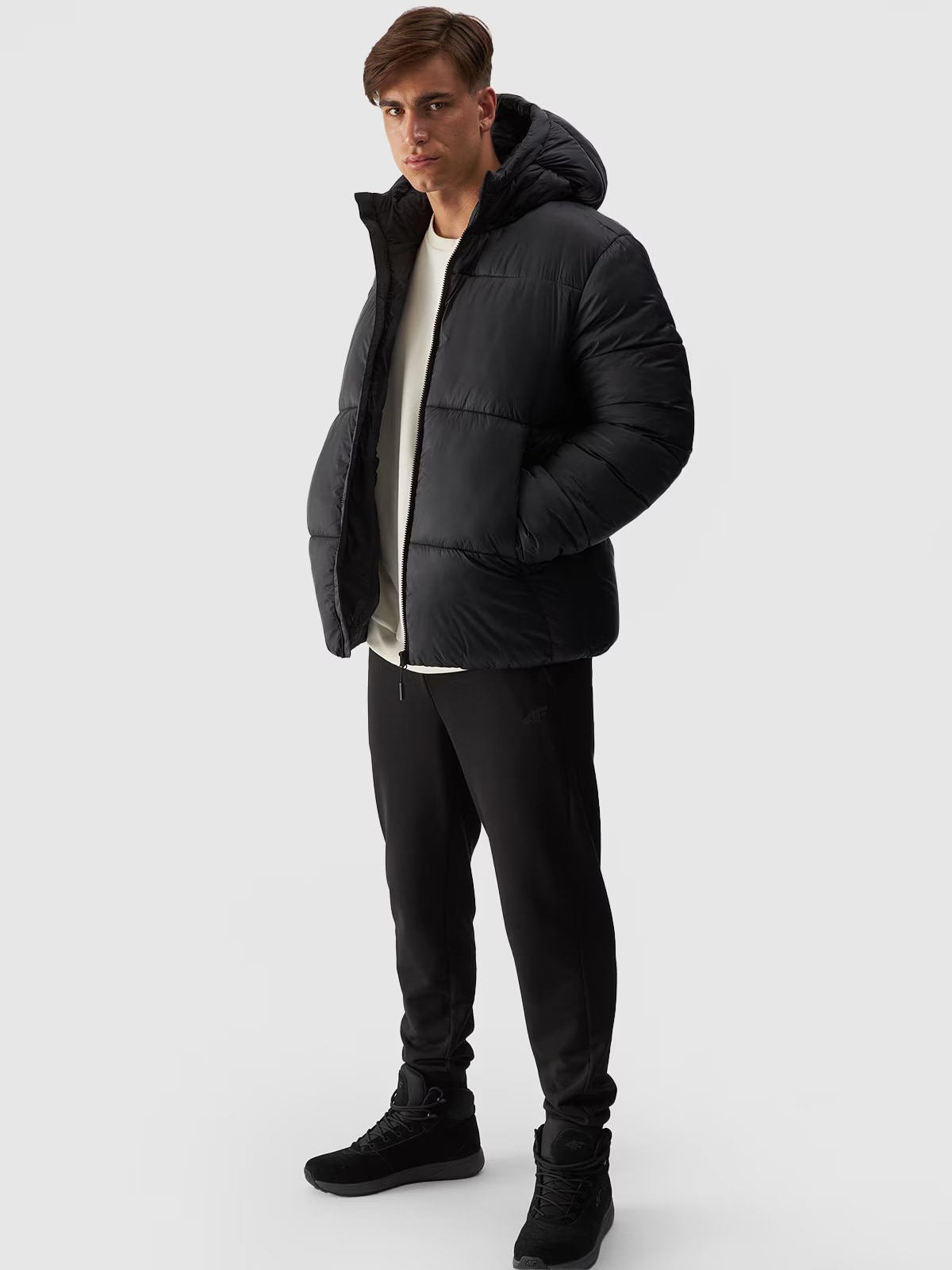 4F M480 kabát - Fekete