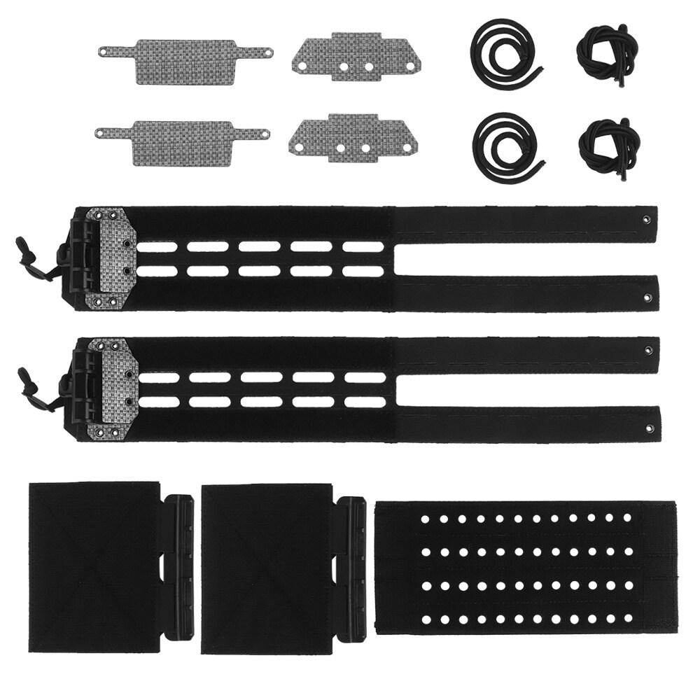 Wosport Lightweight Gridle QD mellény oldalpánt  - Black