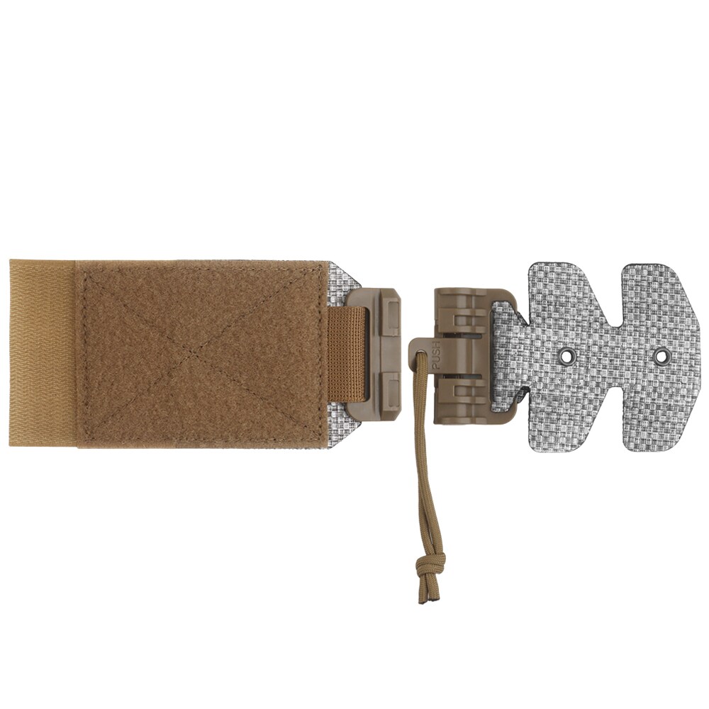 Wosport QD adapter készlet taktikai mellényhez - Coyote Brown