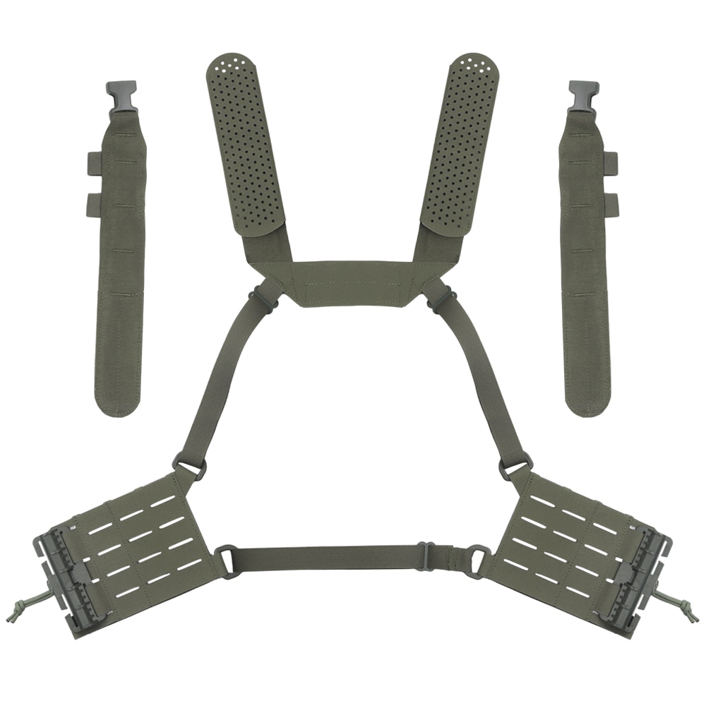 Wosport Chest Rig Arc taktikai heveder - Ranger Green