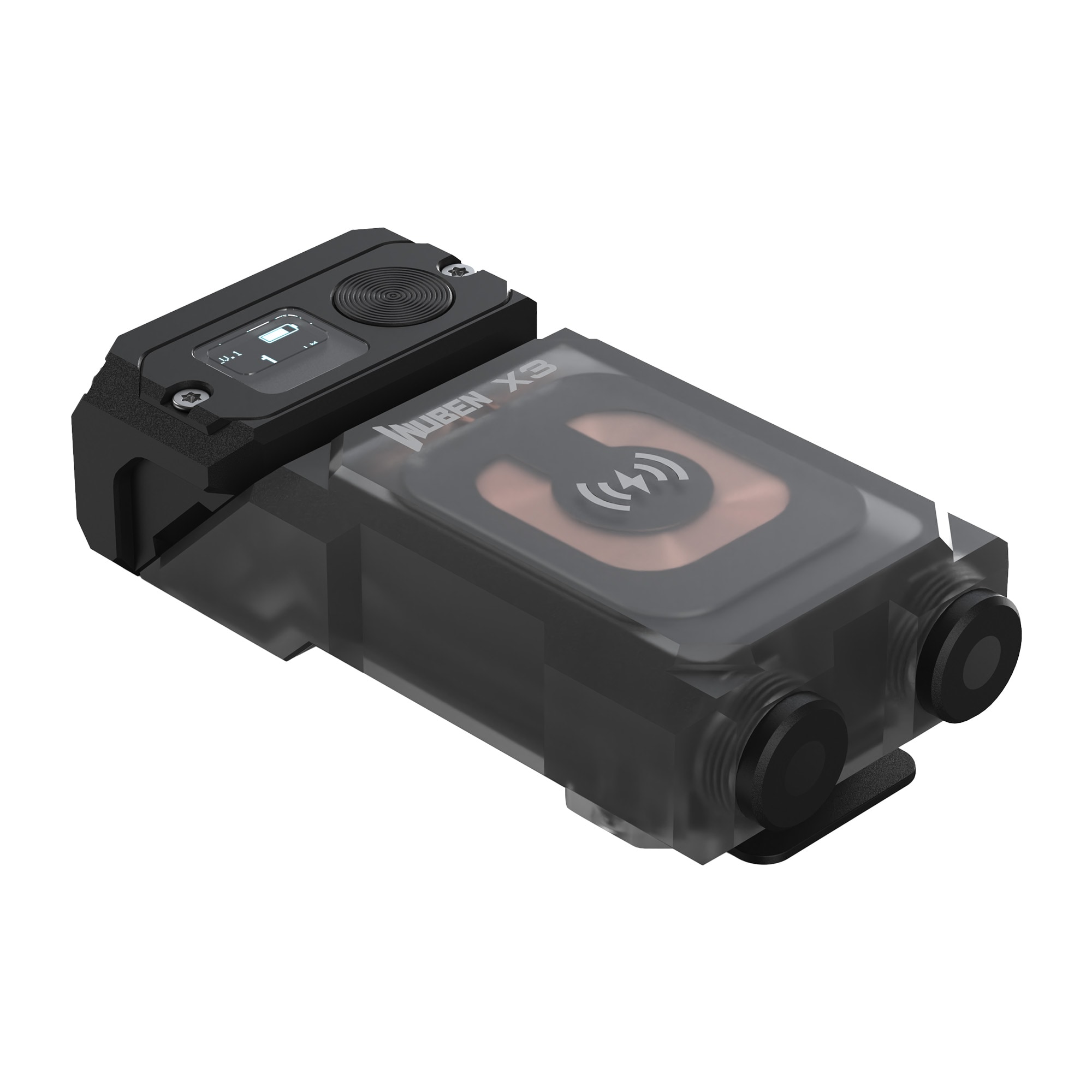 Wuben X3 Pro zseblámpa Black + Aluminum Charging Box - 700 lumen