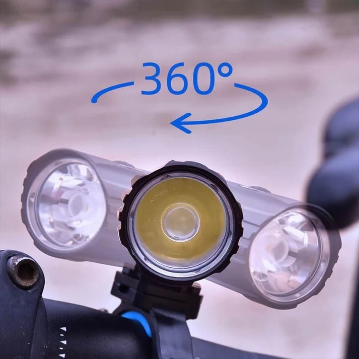 Wuben B2 kerékpáros első lámpa 1300 lumen - Black