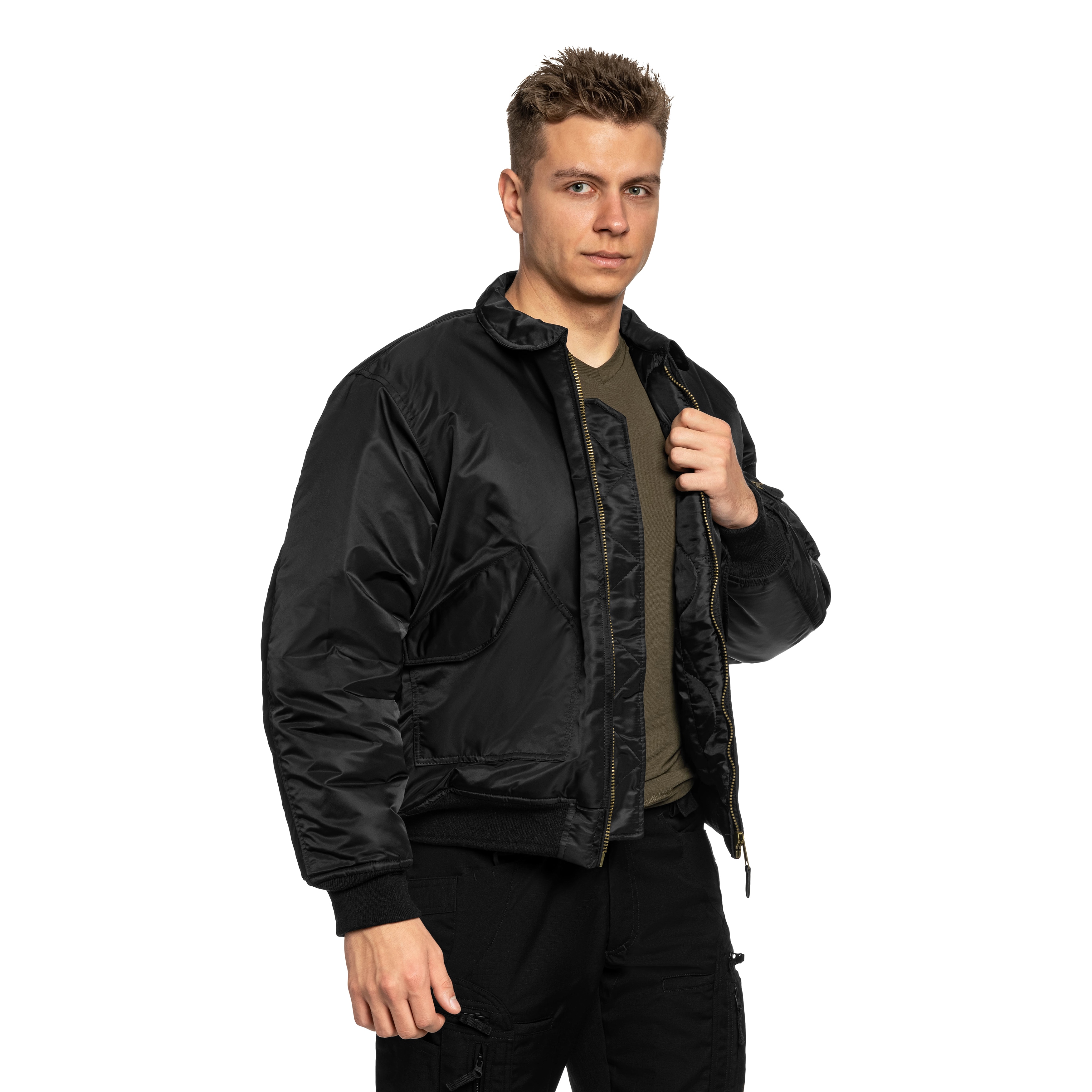 Mil-Tec US CWU Tactical Flyers Basic kabát - Black