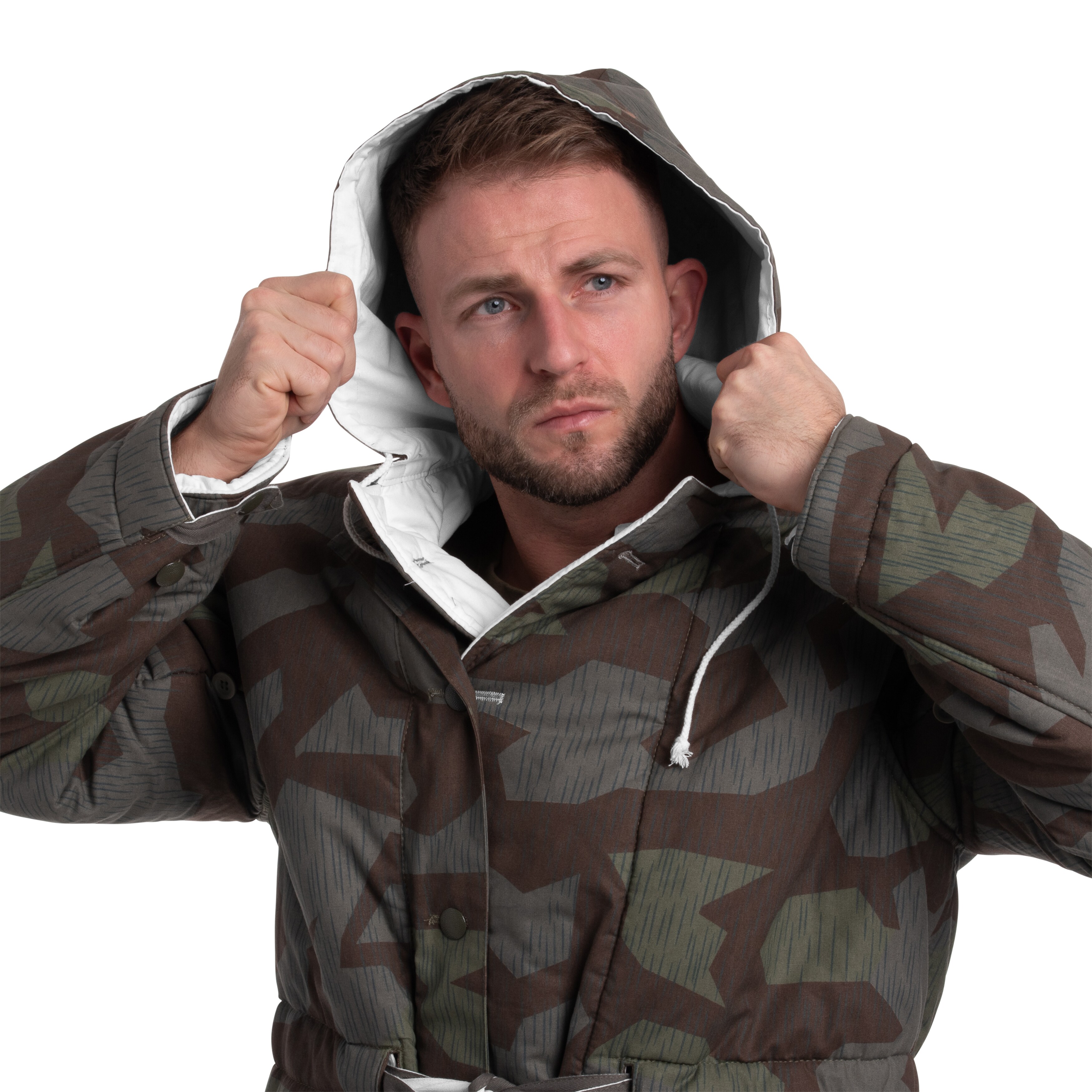 Mil-Tec WWII kétoldalas kabát - Splinter/White