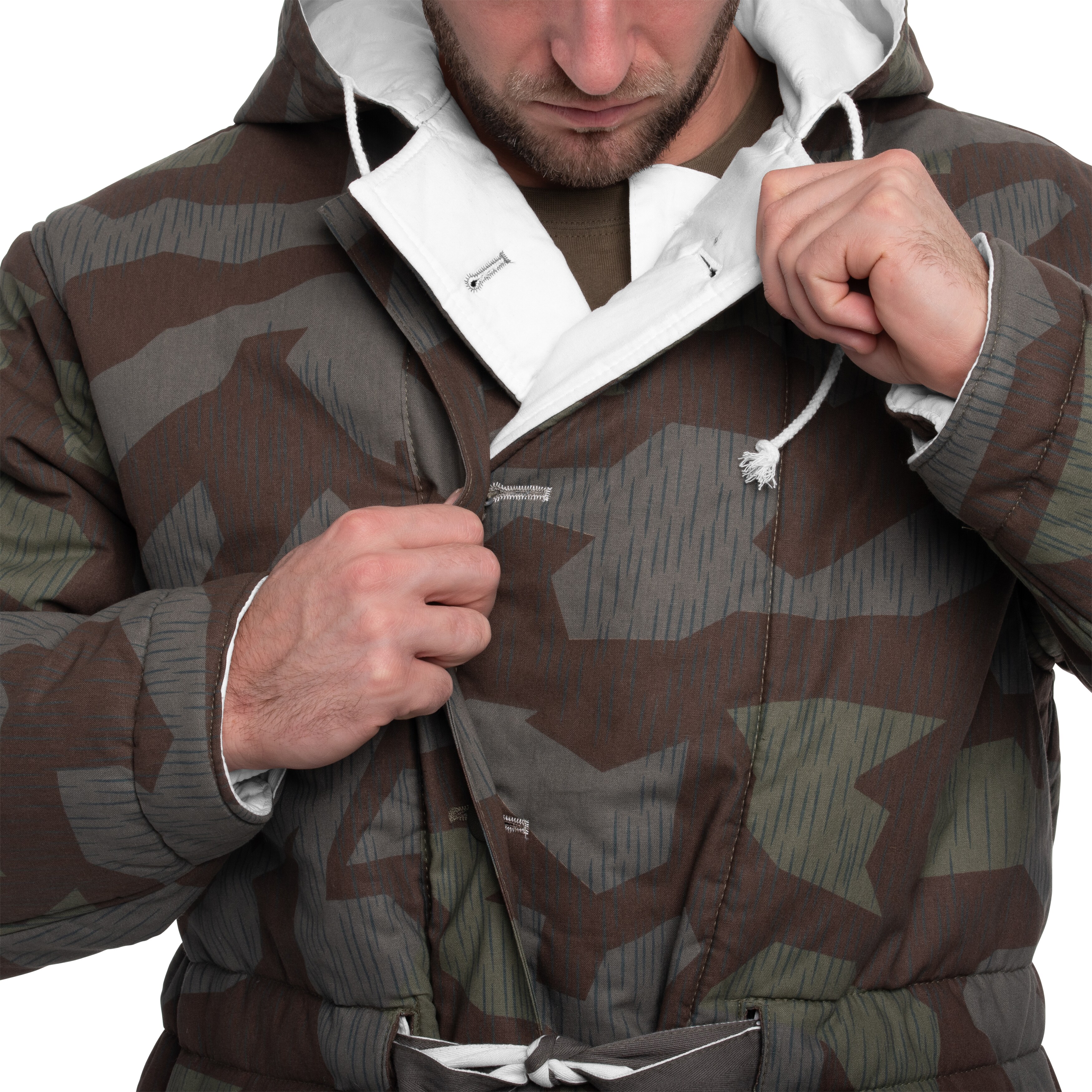 Mil-Tec WWII kétoldalas kabát - Splinter/White