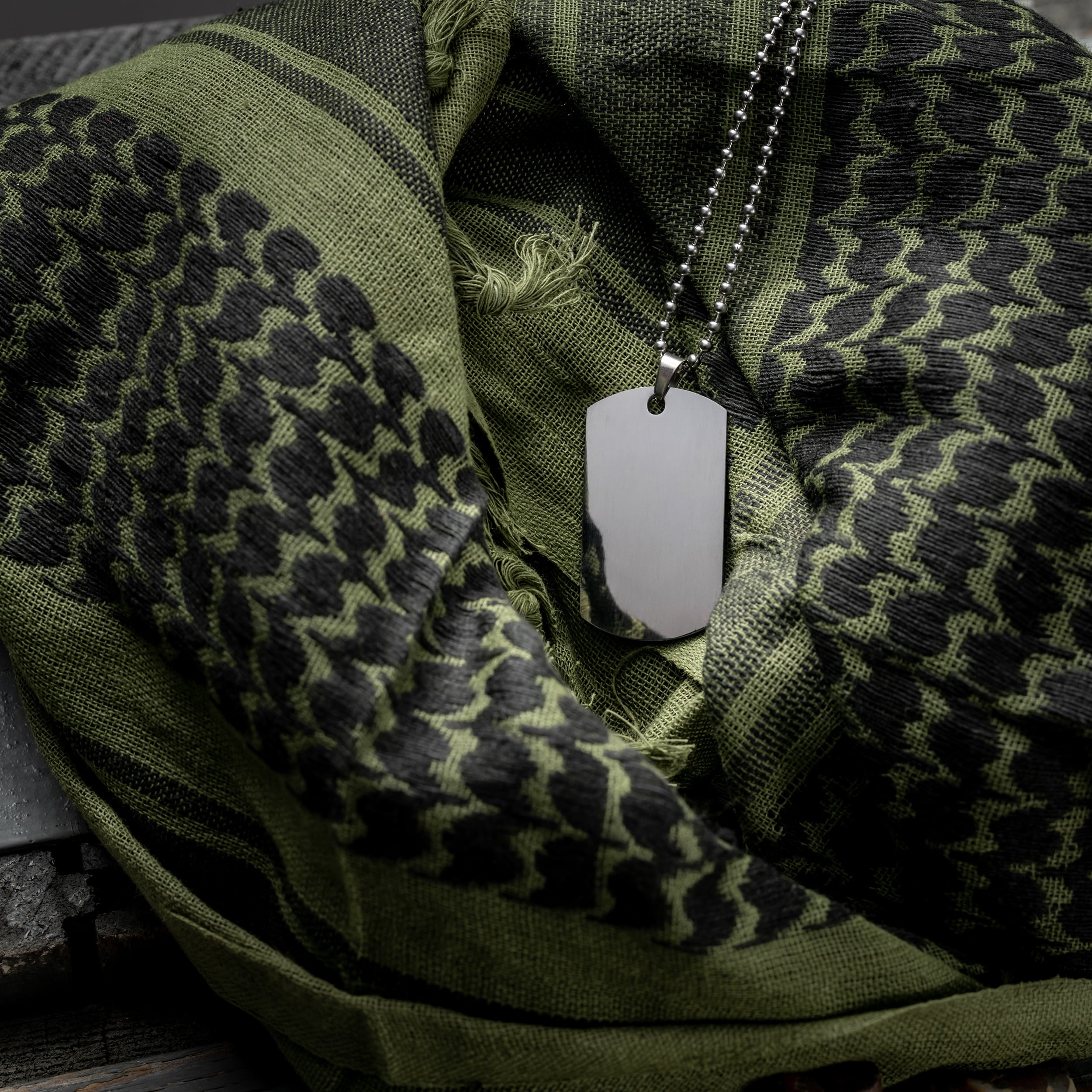 Piran rozsdamentes acél dögcédula - Polírozott