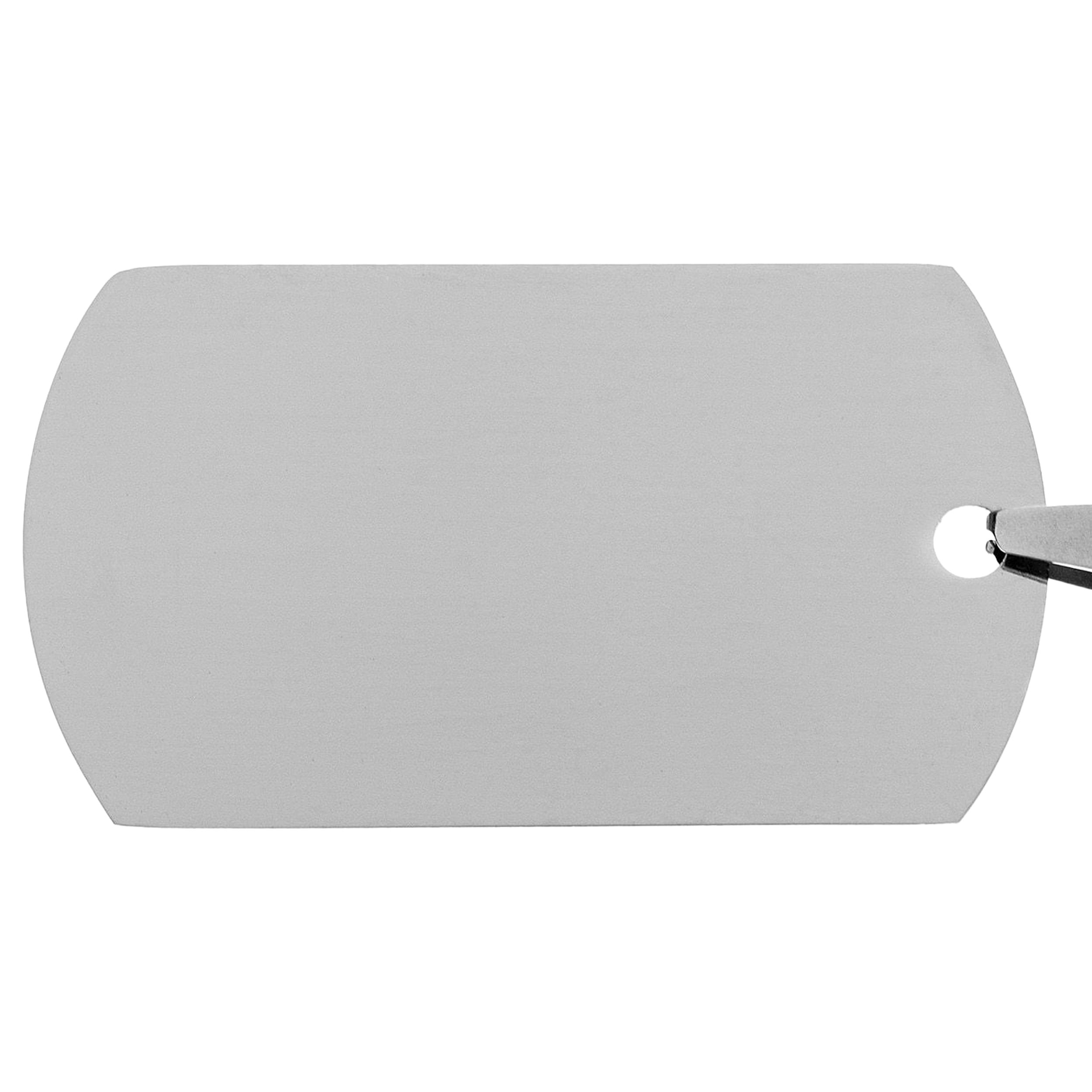 Piran rozsdamentes acél dögcédula - Polírozott