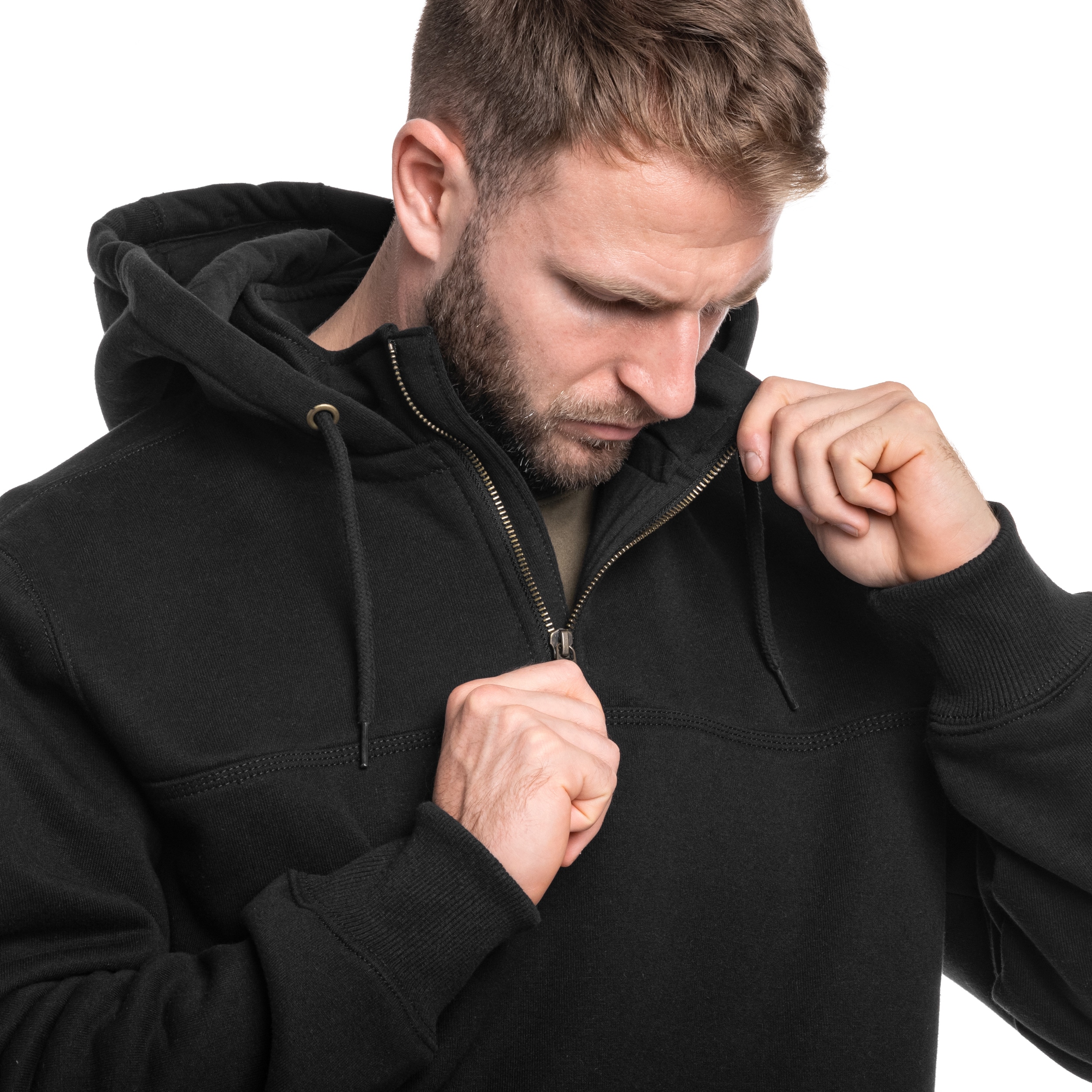 Carhartt Rain Defender Heavyweight Half Zip pulóver - Black