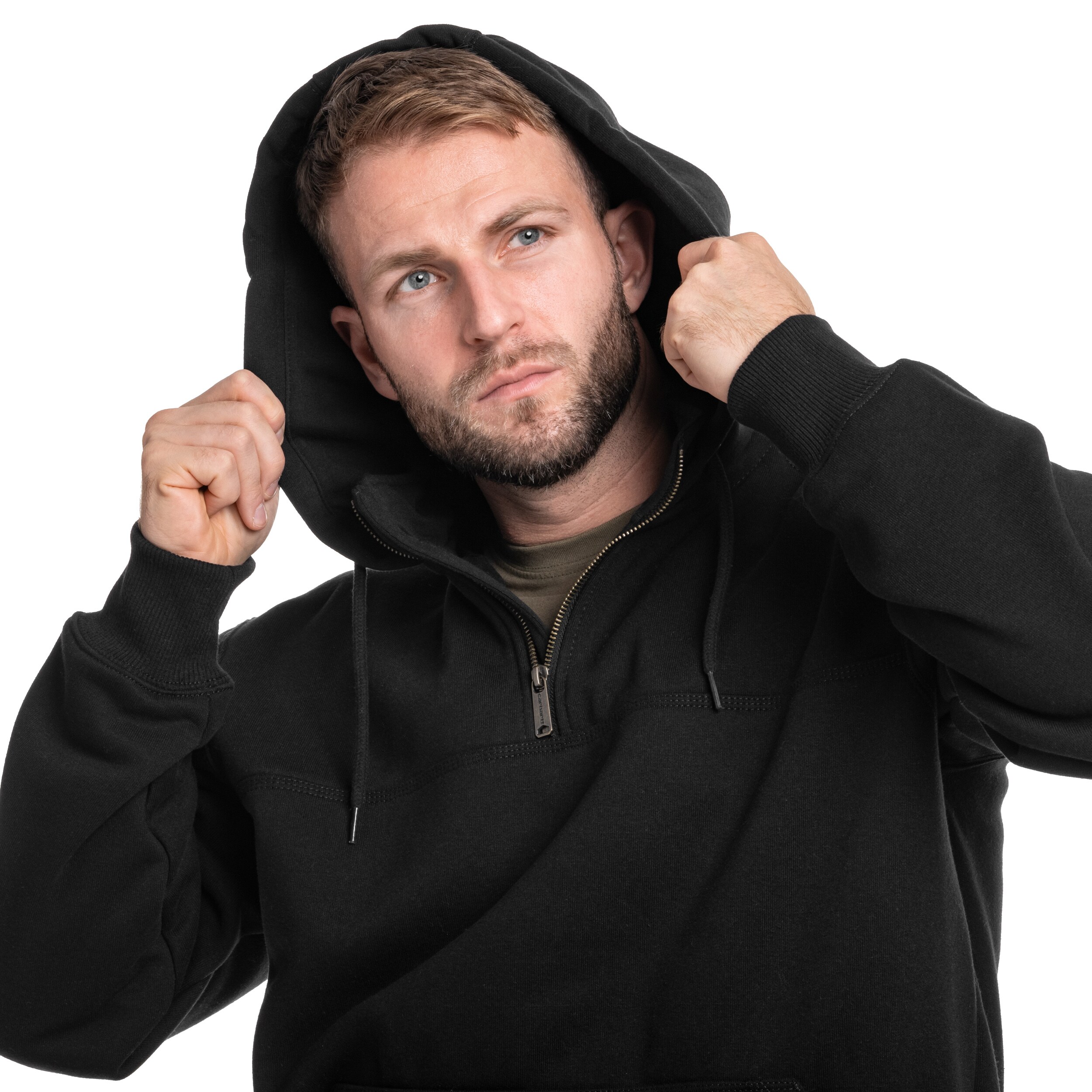 Carhartt Rain Defender Heavyweight Half Zip pulóver - Black