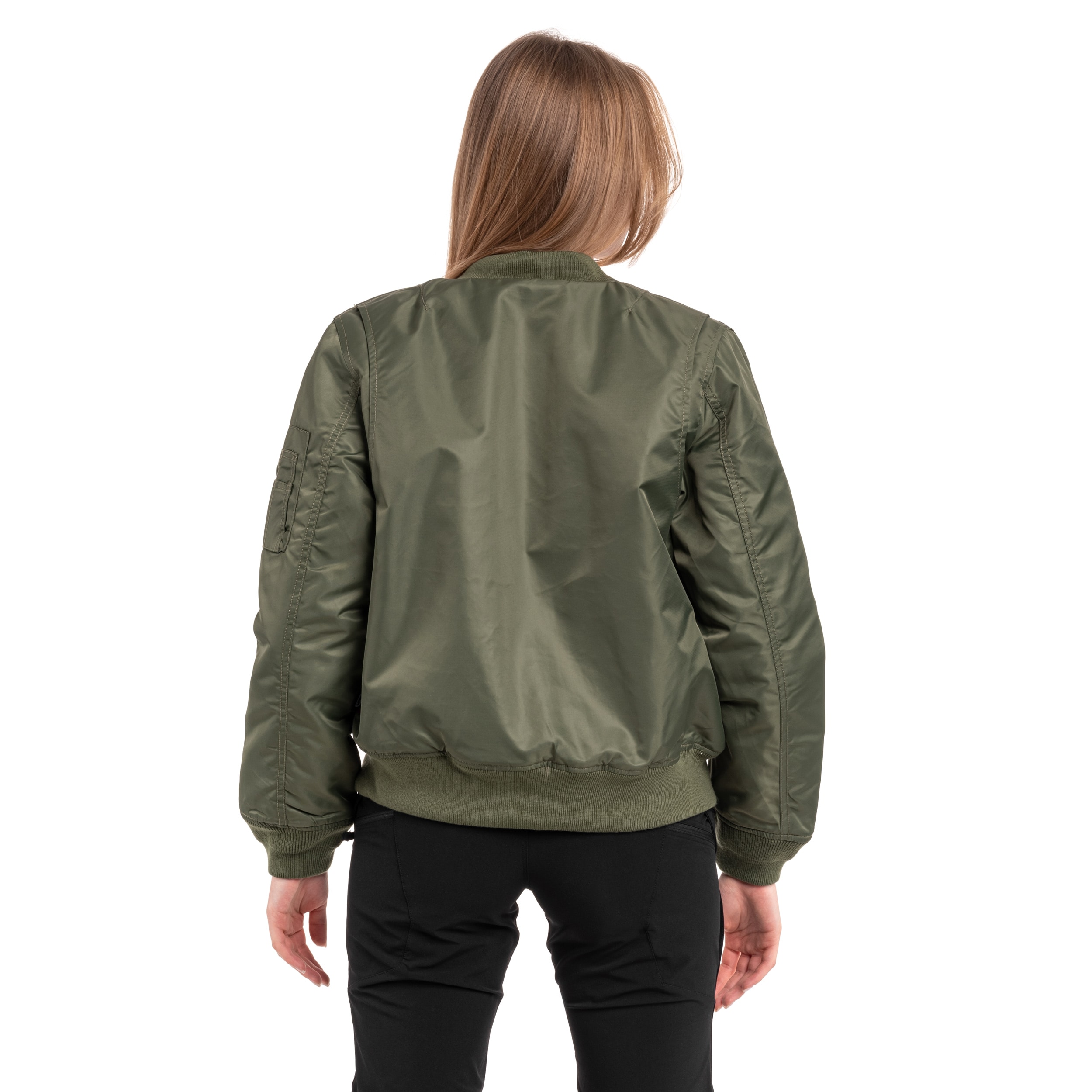 Brandit Bomber Sherpa női kabát - Olive