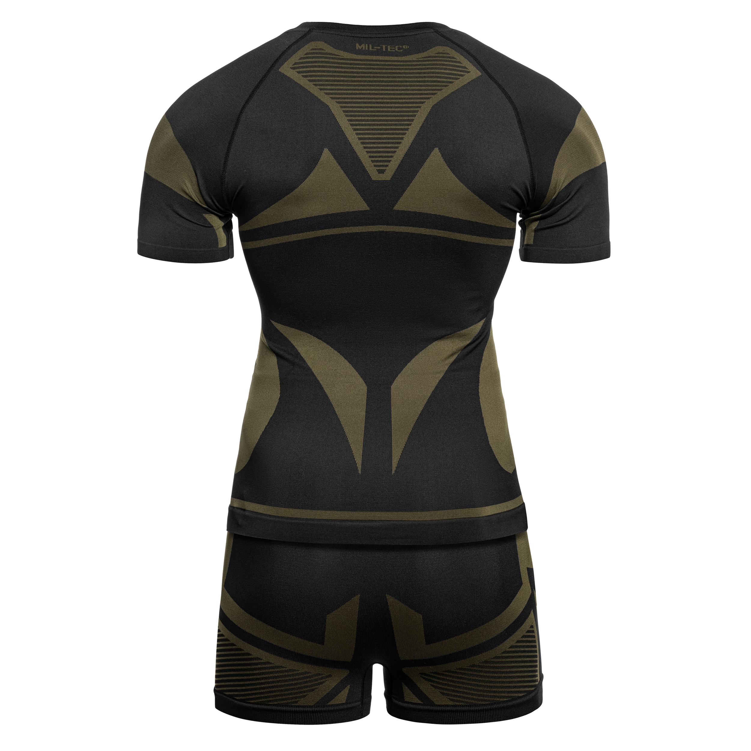 Mil-Tec rövid 4-Way Stretch Performance termoaktív fehérnemű - Black