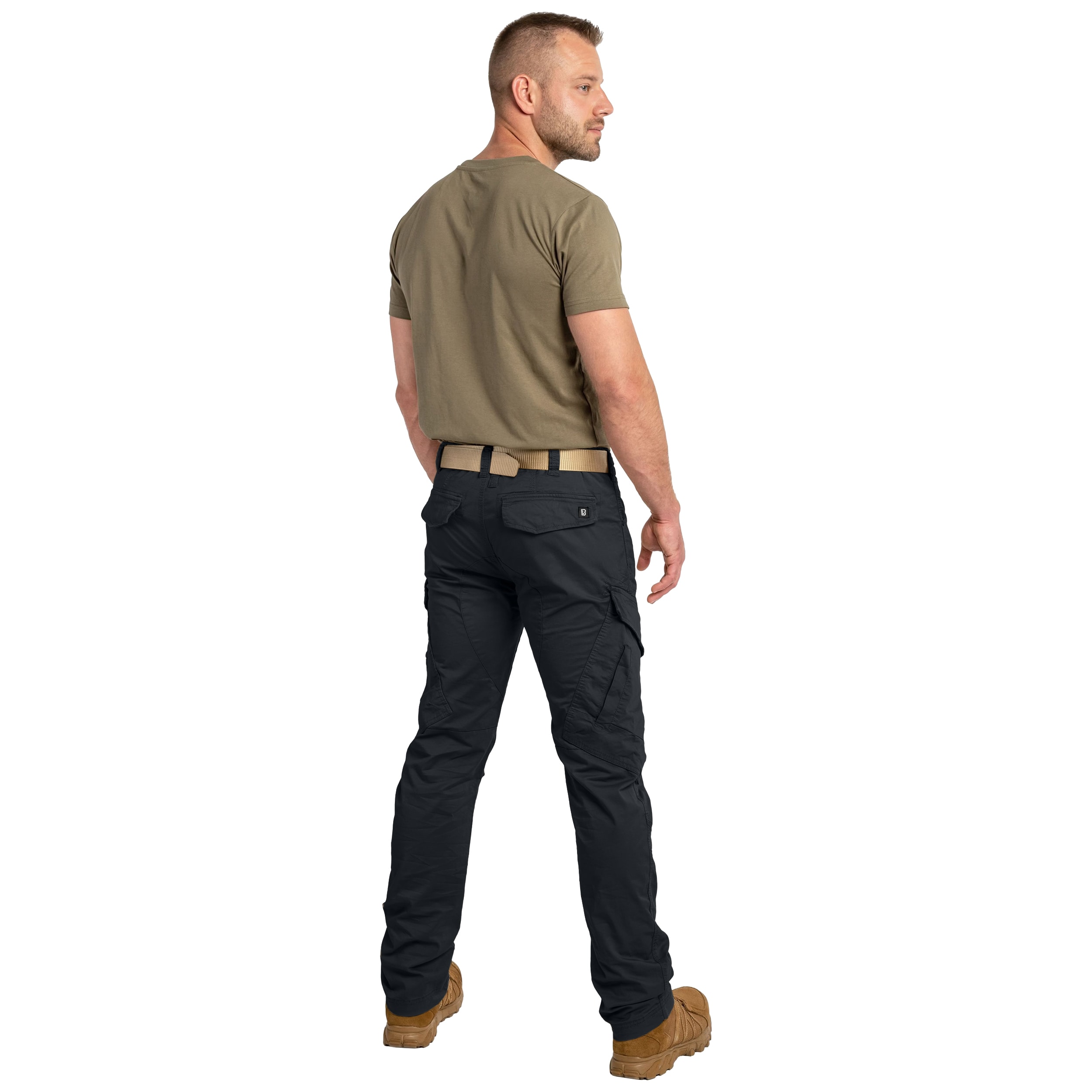 Brandit Adven Slim Fit nadrág - Black