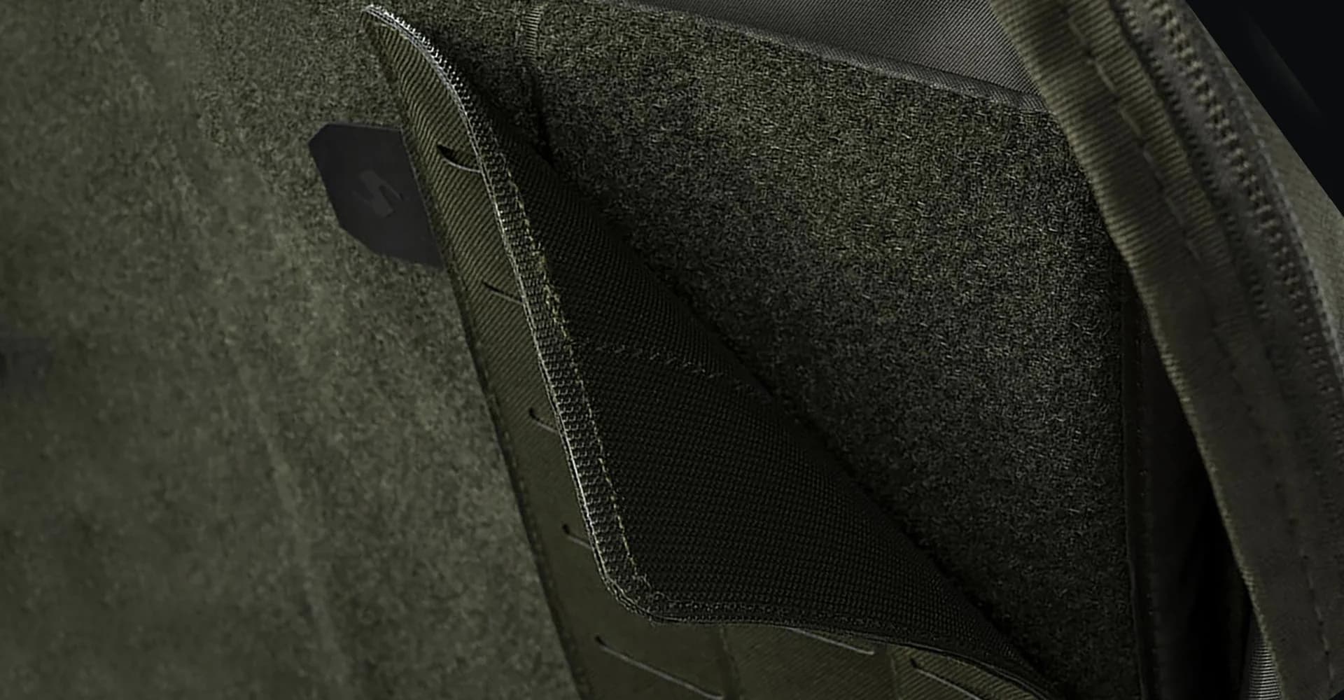 Stoirm MOLLE Large panel - Olive Green
