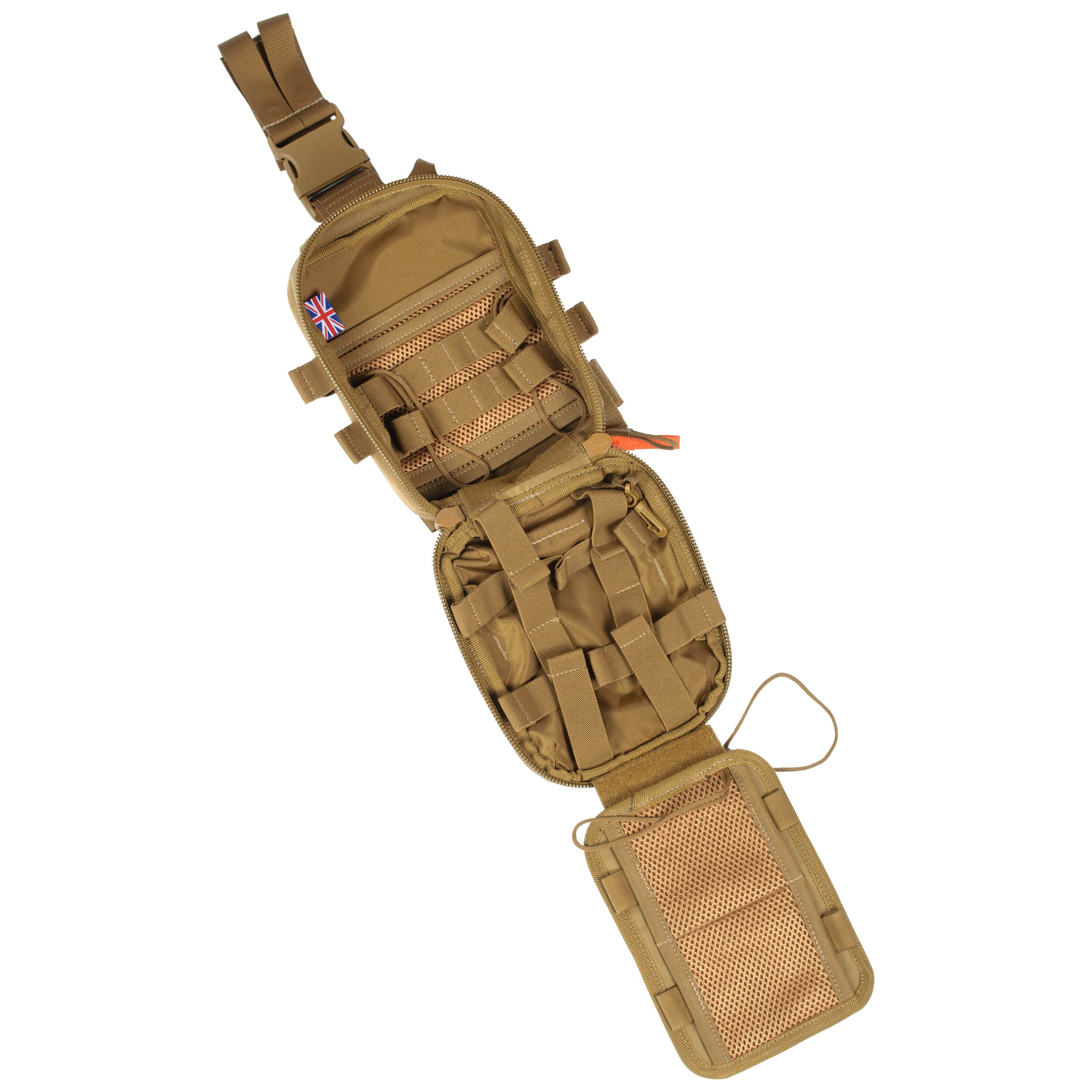 Berghaus Tactical MMPS Organiser Pocket II zsebtáska - Earth Brown