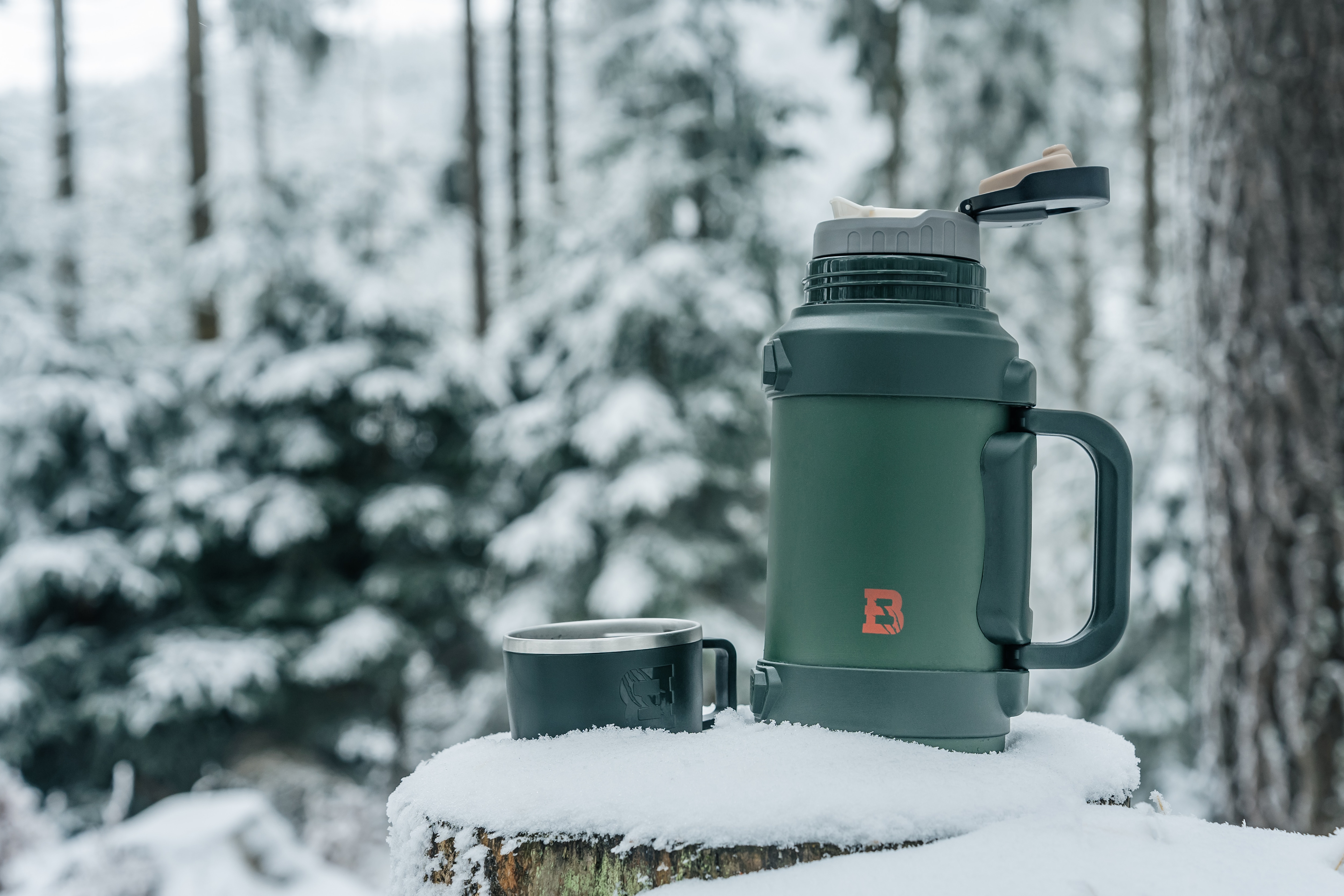 Badger Outdoor Big Boy termosz 1,3 l - Olive