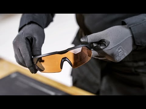 Helikon LanRay taktikai szemüveg Shooting Pro szett - Black/Clear