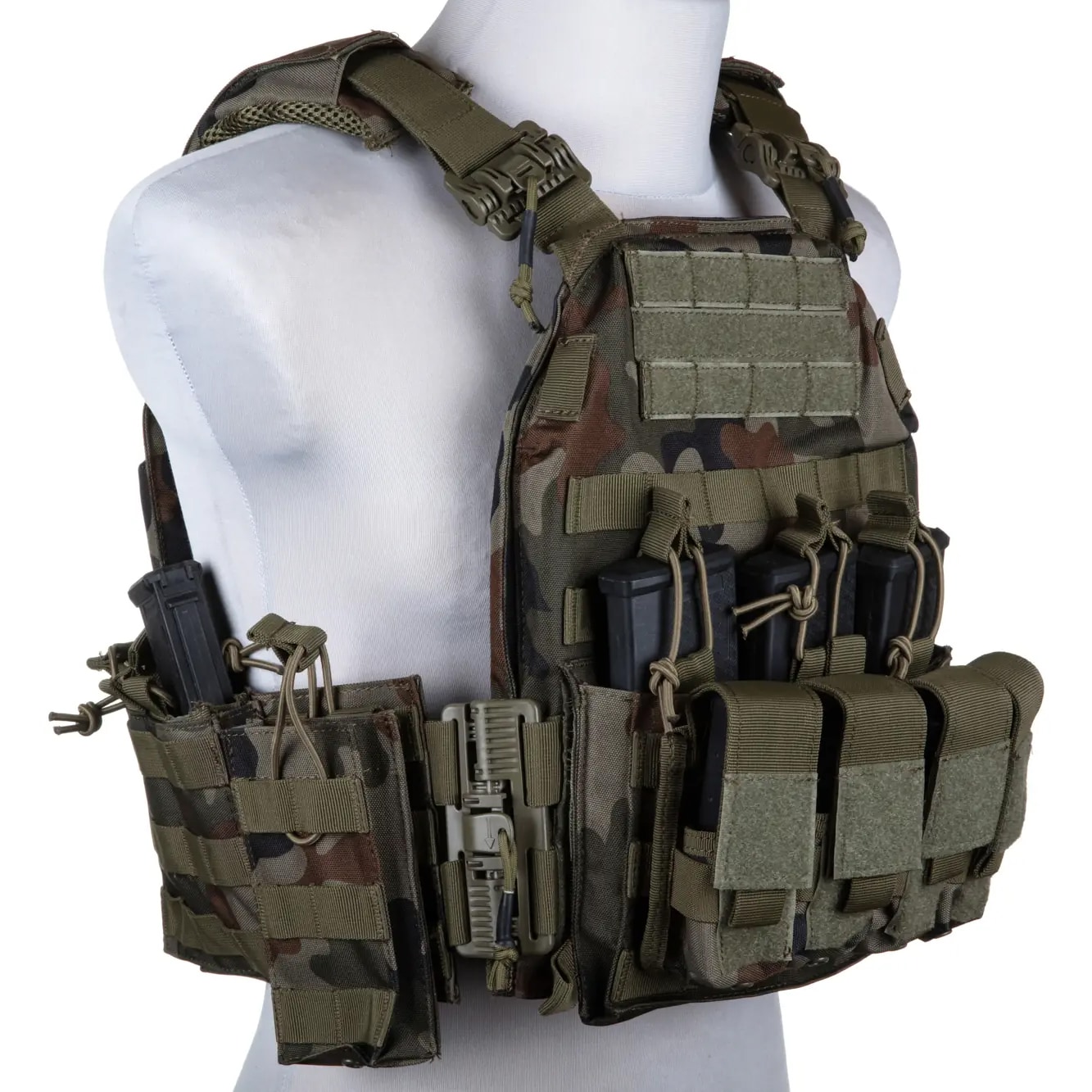 GFC Tactical Plate Carrier 8944-1 taktikai mellény - wz.93 Pantera PL Woodland