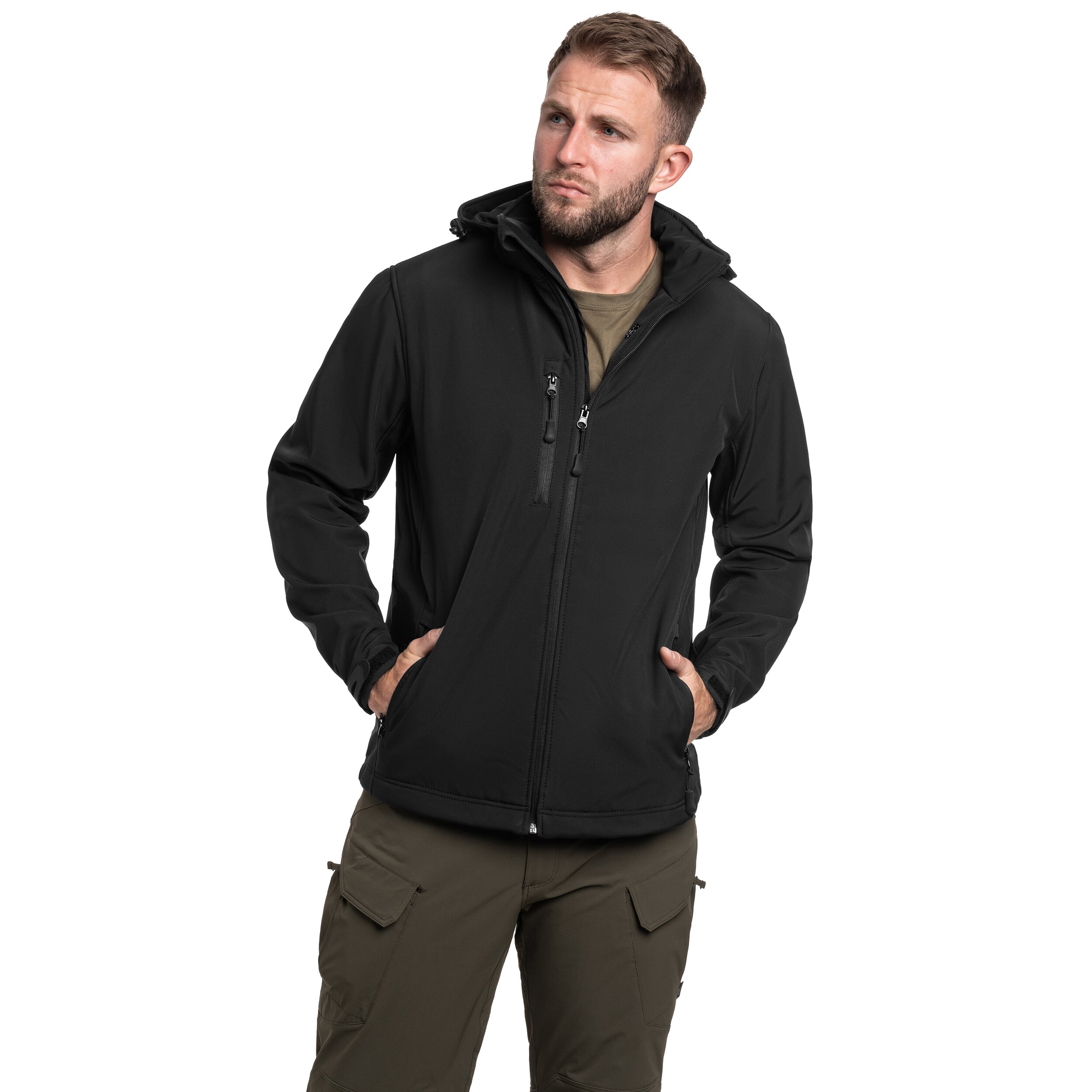 Moontex Softshell King kabát - Black