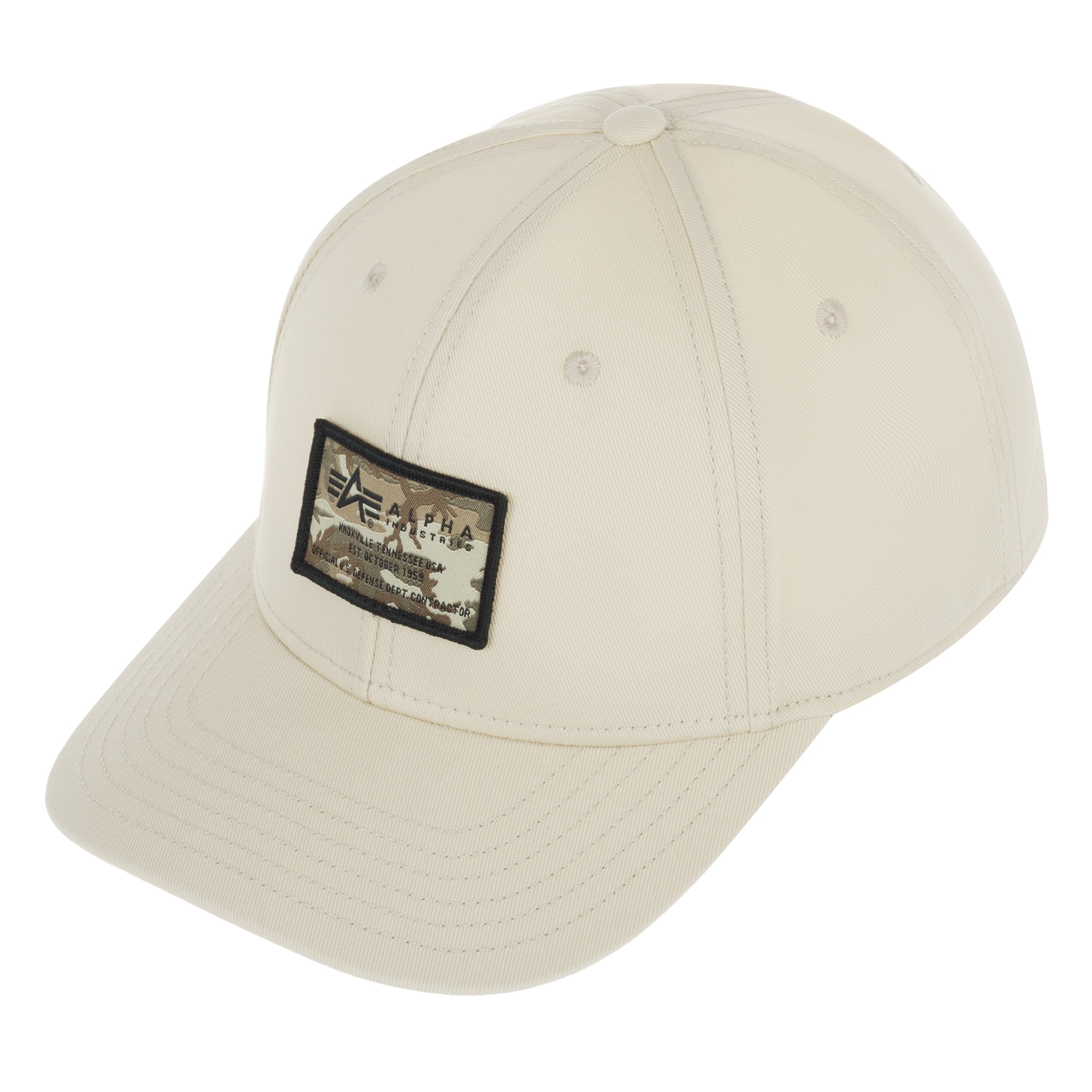 Alpha Industries Crew Camo Cap baseball sapka - Vintage White