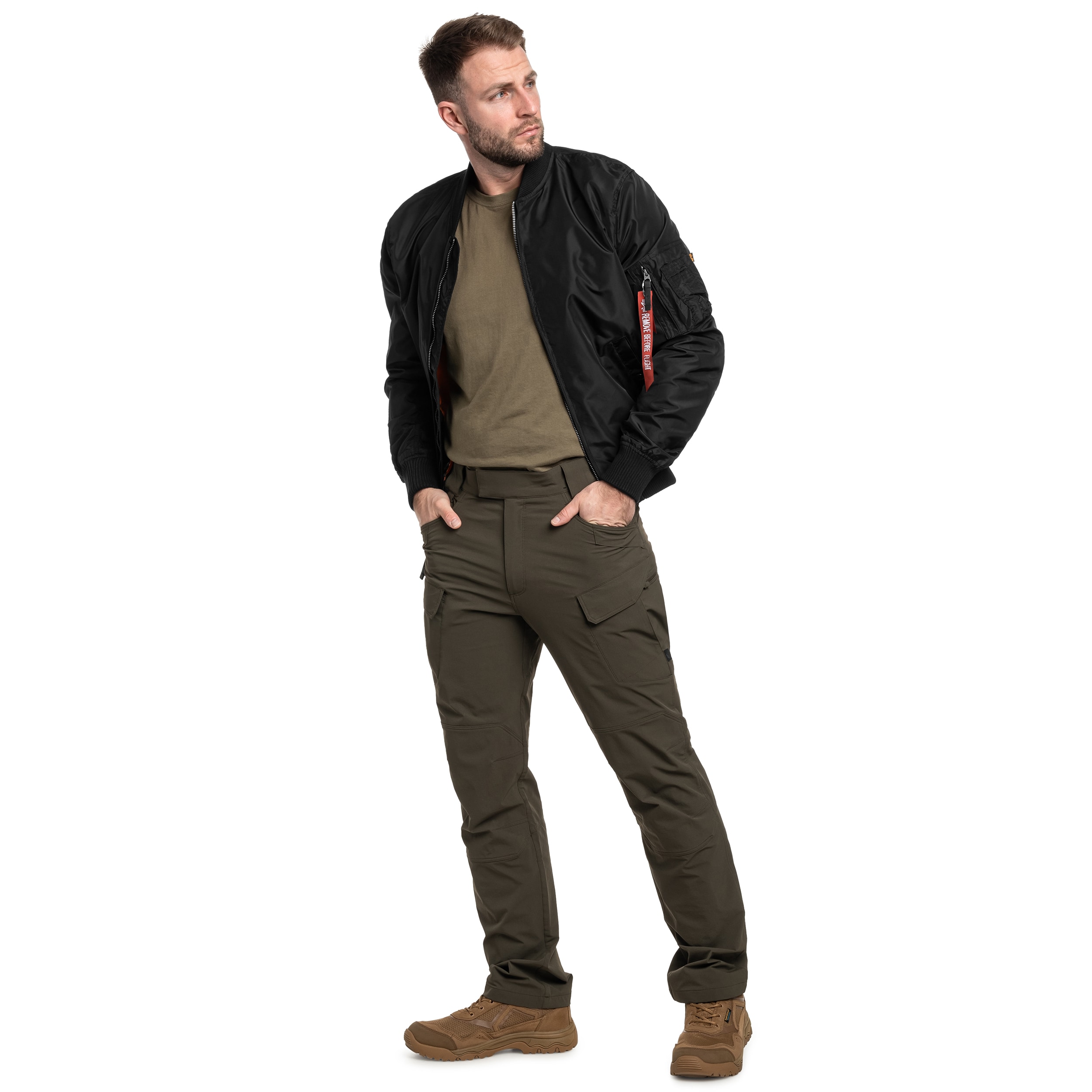 Alpha Industries MA-1 TT Two Tone kabát - Black