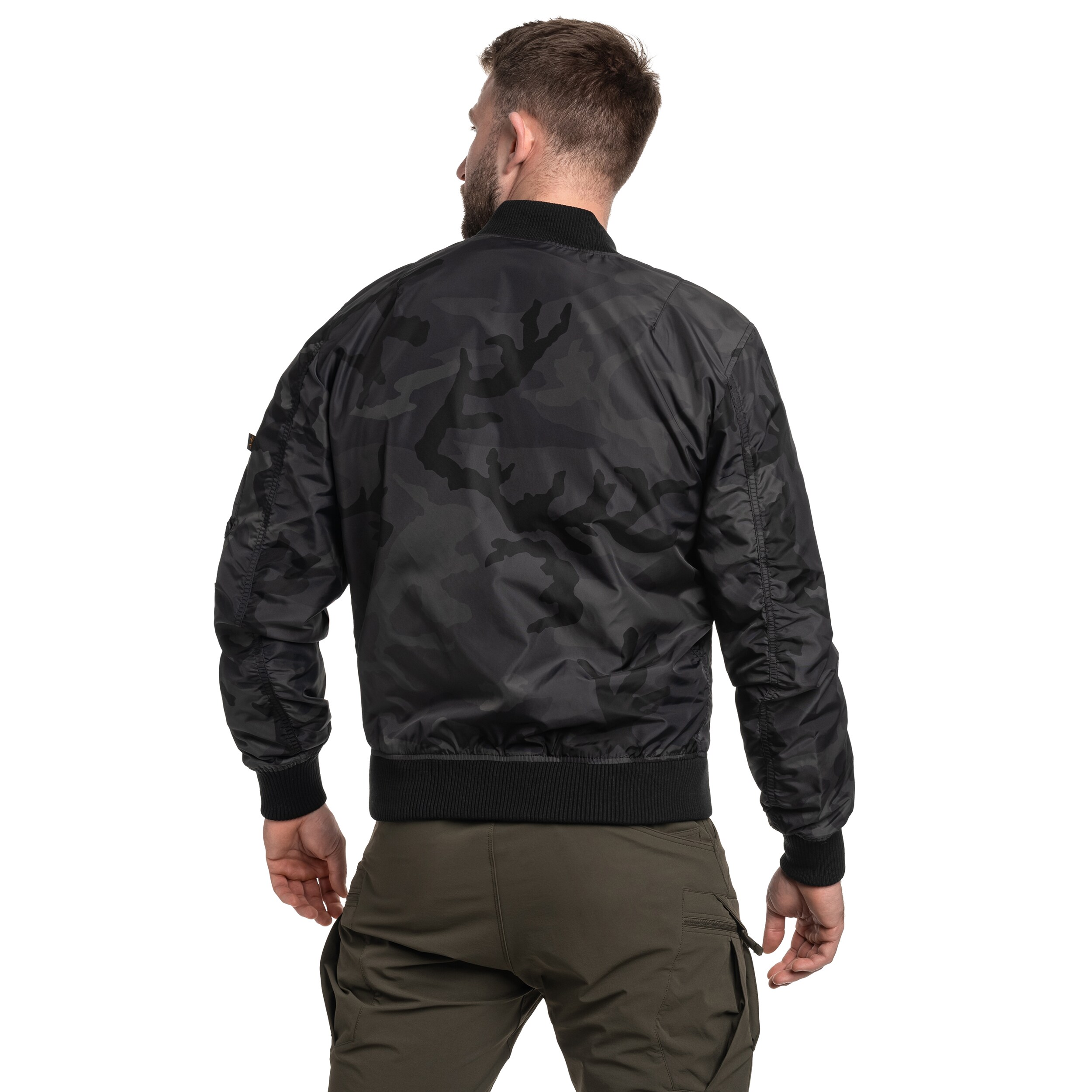 Alpha Industries MA-1 TT Two Tone kabát - Black Camo