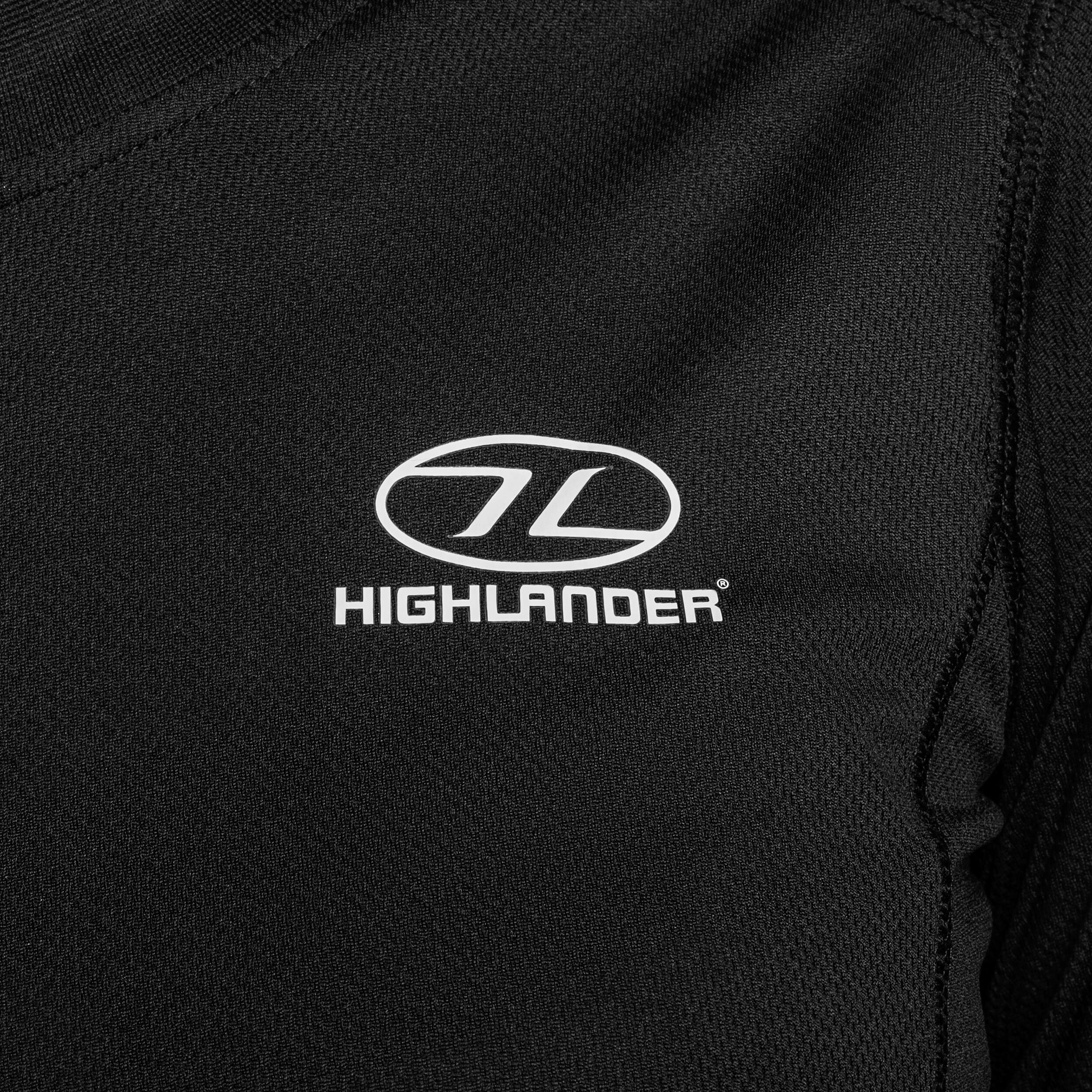 Highlander Outdoor Long Sleeve Climate-X női hosszú ujjú thermoaktív póló - Black
