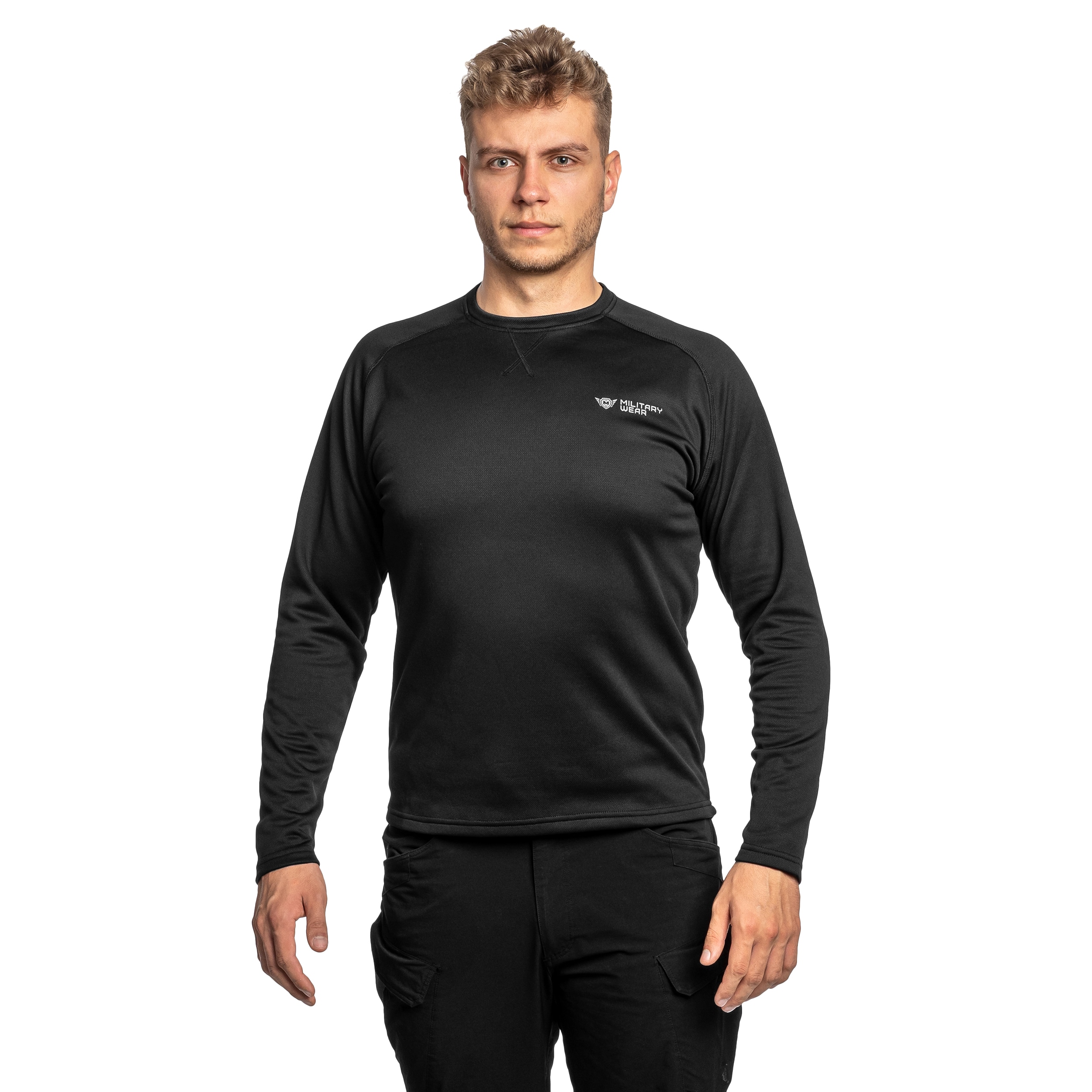 Military Wear Ghost Layer pulóver - Black