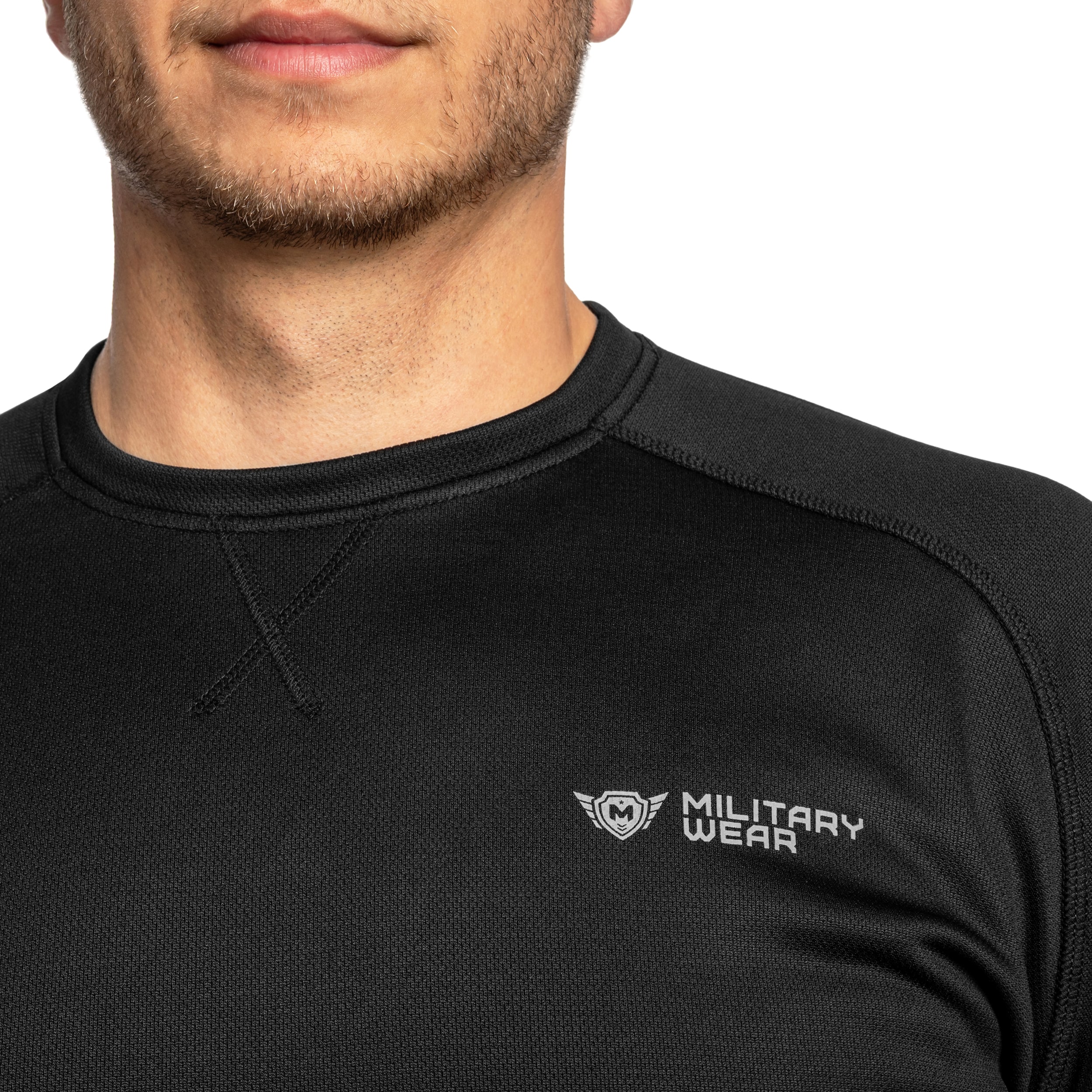 Military Wear Ghost Layer pulóver - Black