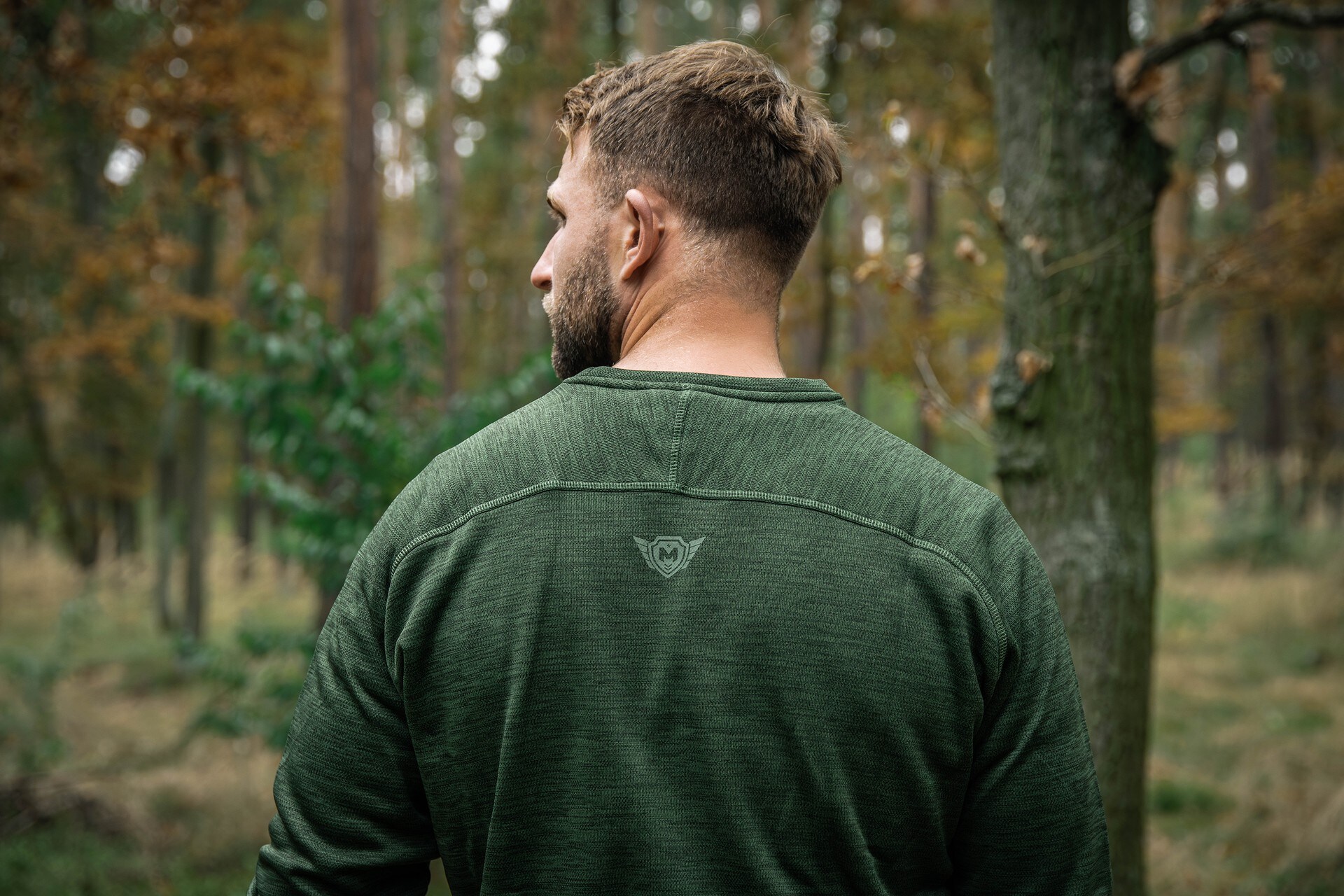 Military Wear Ghost Layer pulóver - Green