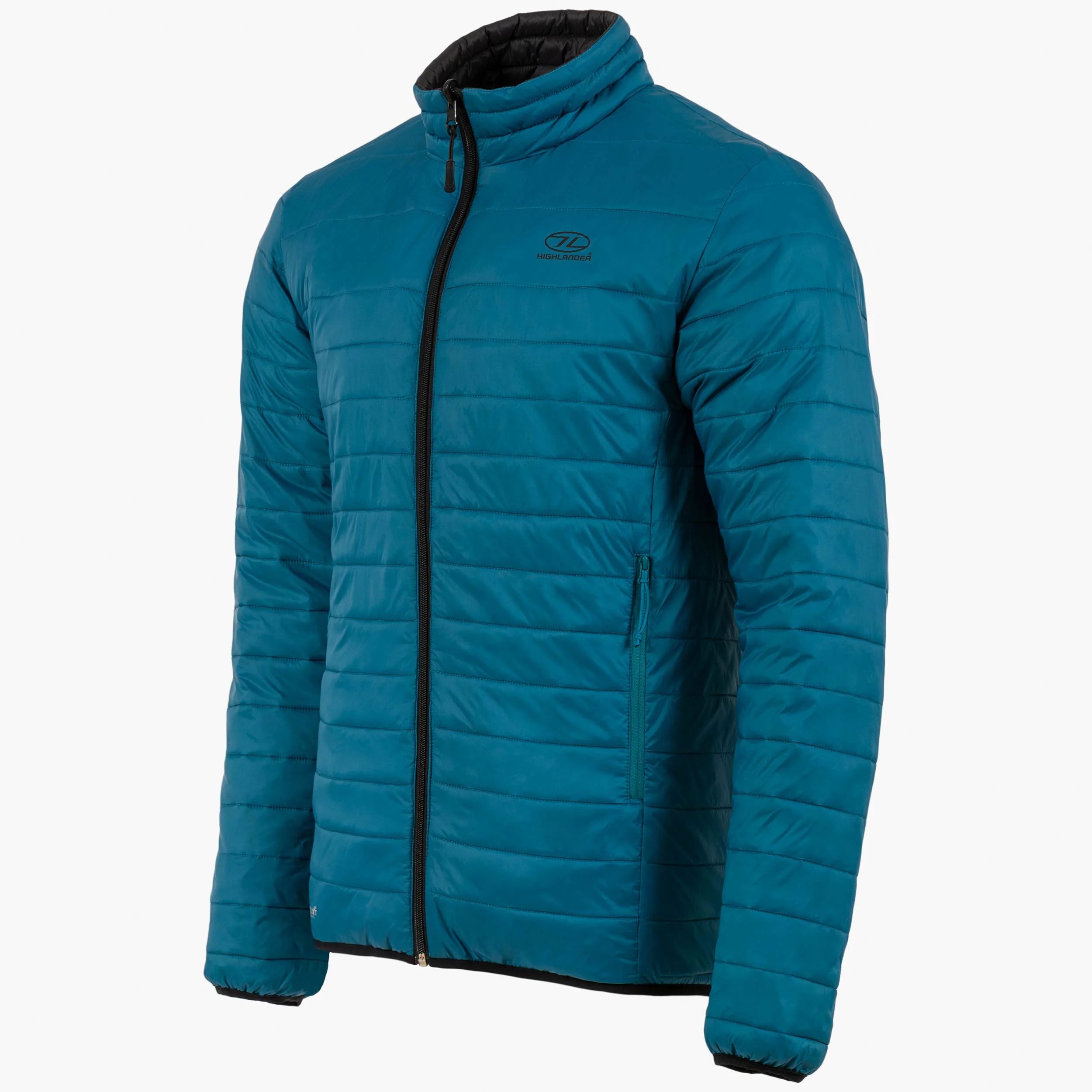 Highlander Coll Reversible Winter Jacket kabát - Black/Petrol