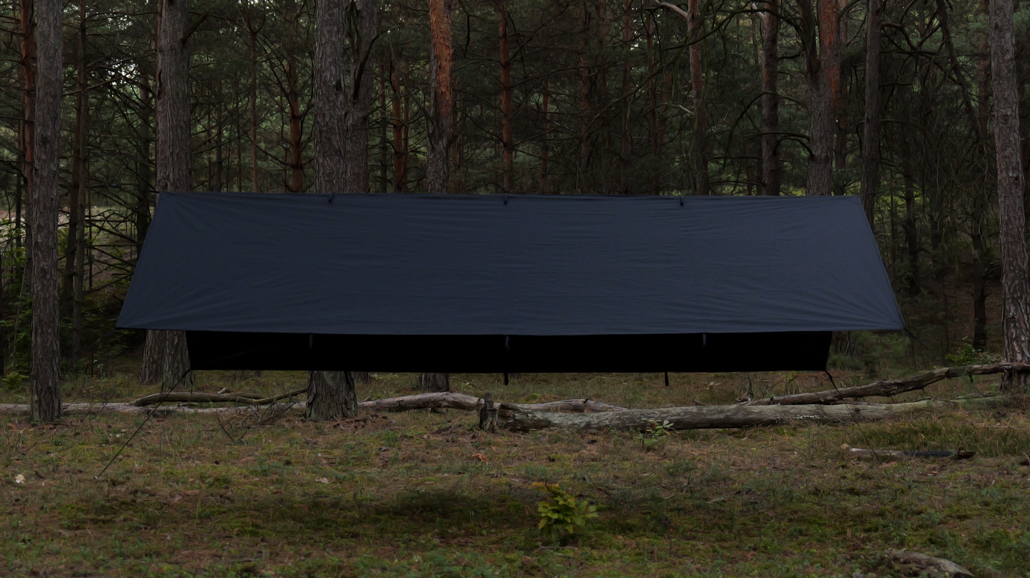 TigerWood Tarp T2 túraponyva 3 x 2 m - Black