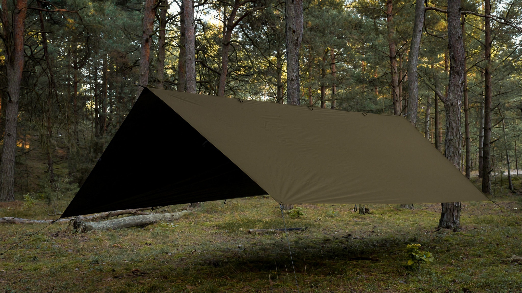 TigerWood Tarp T2 túraponyva 3 x 4 m - Khaki