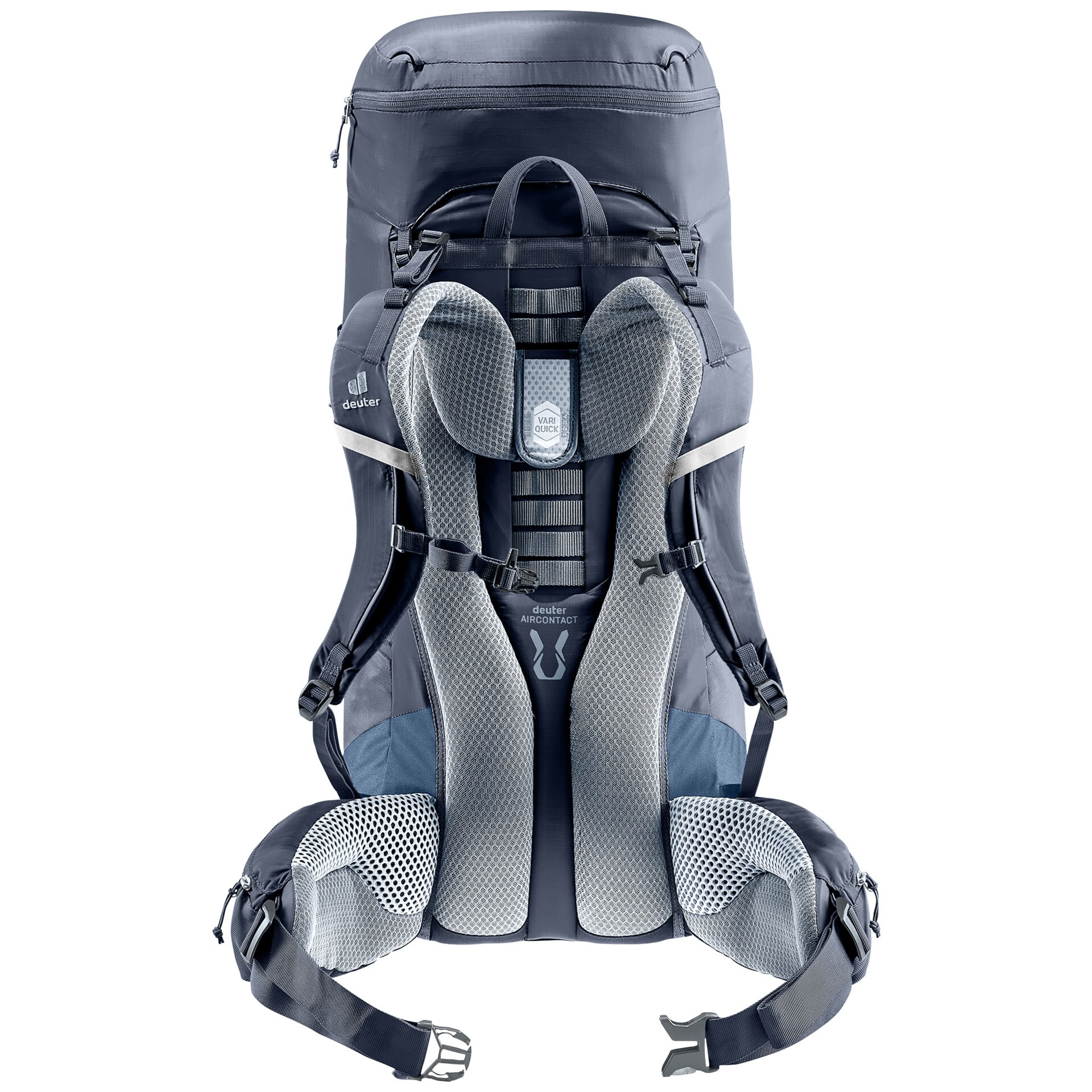 Deuter Aircontact lite hátizsák 50 + 10 l - Black/Marine