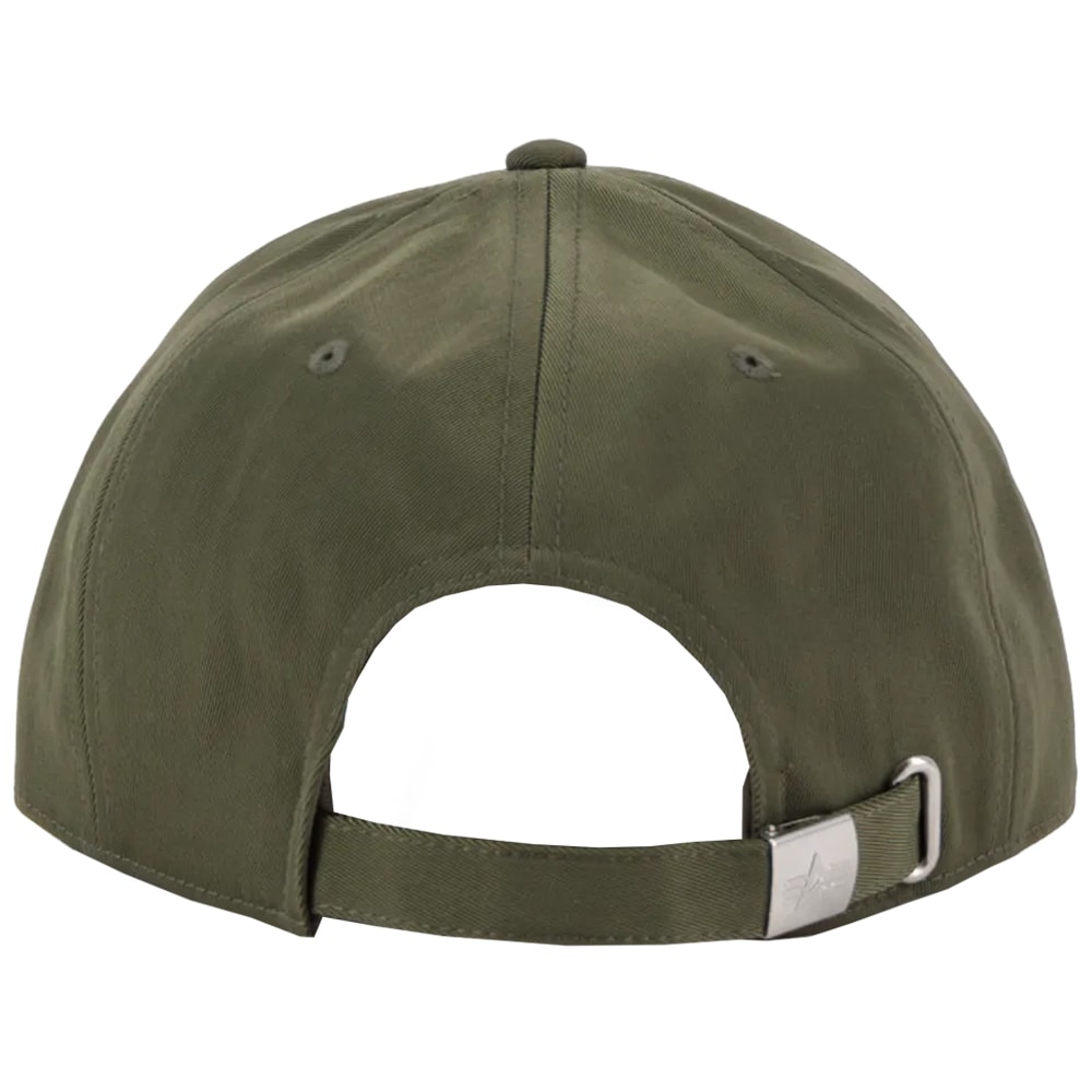 Alpha Industries Metal Label Cap sapka - Dark Olive