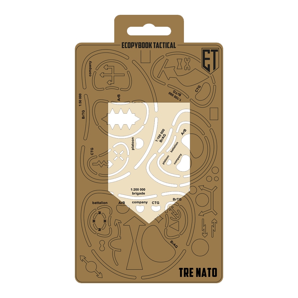 M-Tac Ecopybook Tactical Echelons vonalzó
